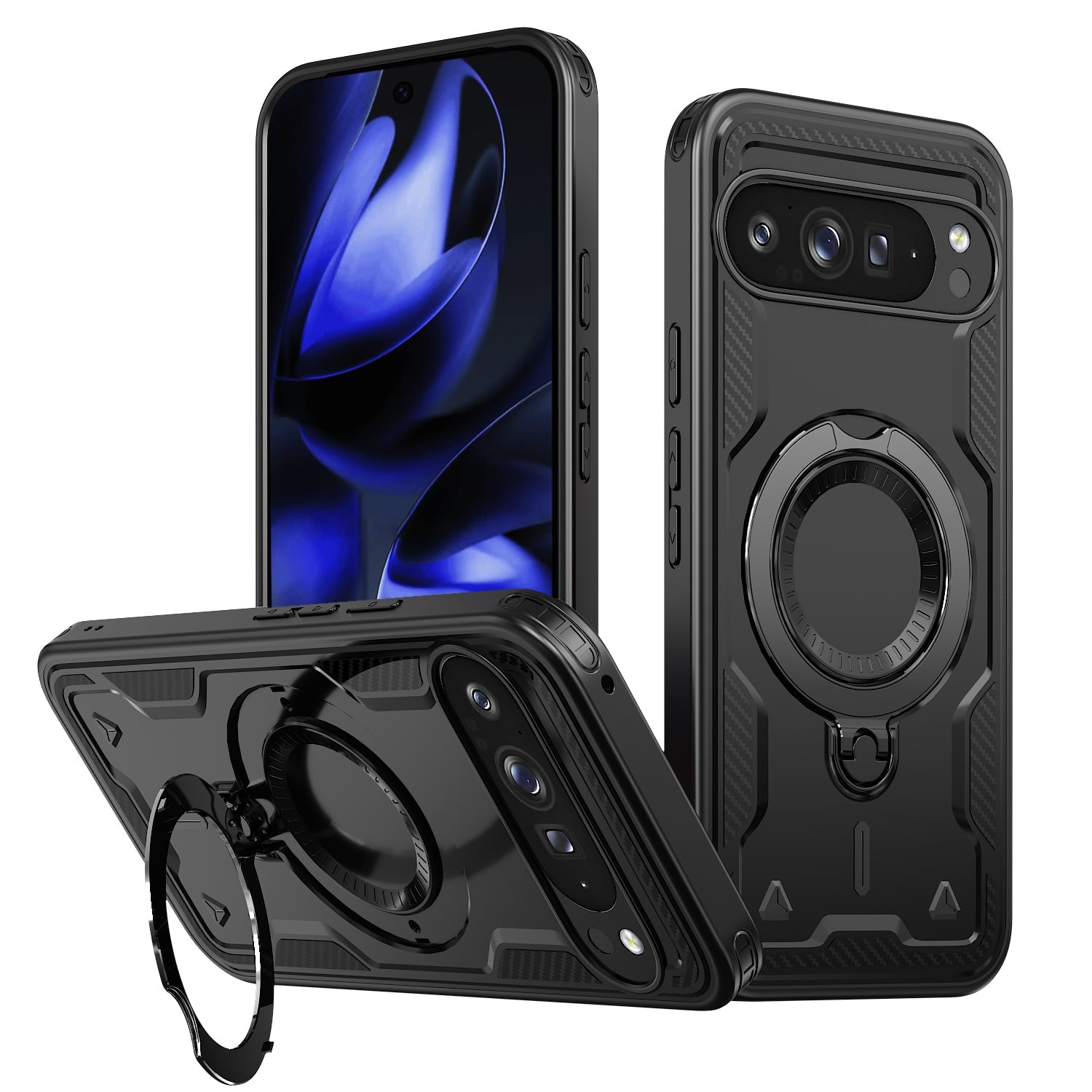 Google Pixel 10 Pro XL Case Magnetix 2.0 w/ Kickstand [Black]
