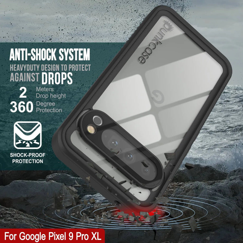 Google Pixel 9 Pro XL Waterproof Case, Punkcase [Extreme Series] Armor ...