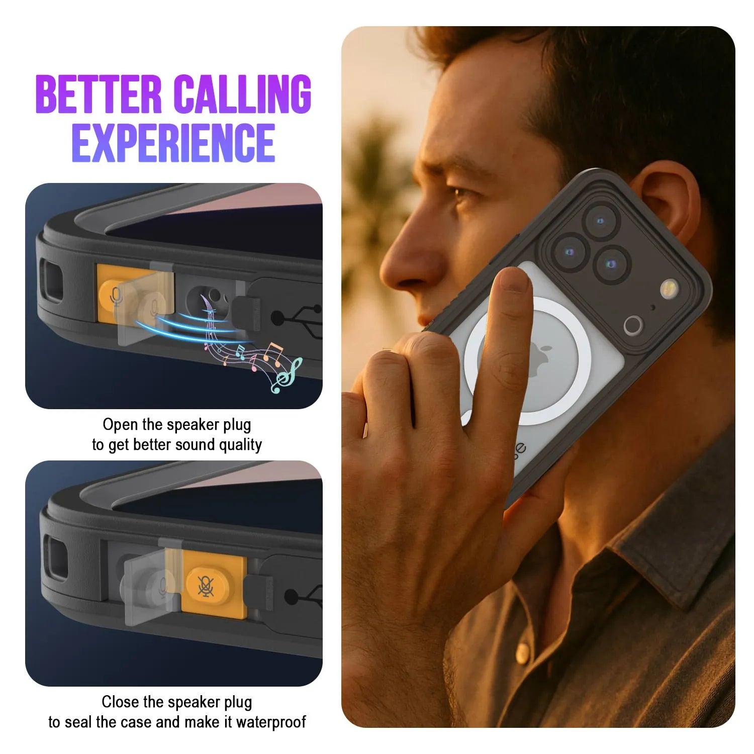 iPhone 17 Pro Waterproof Case, Punkcase [Extreme Mag Series] Armor Cover W/ Built In Screen Protector [Purple]