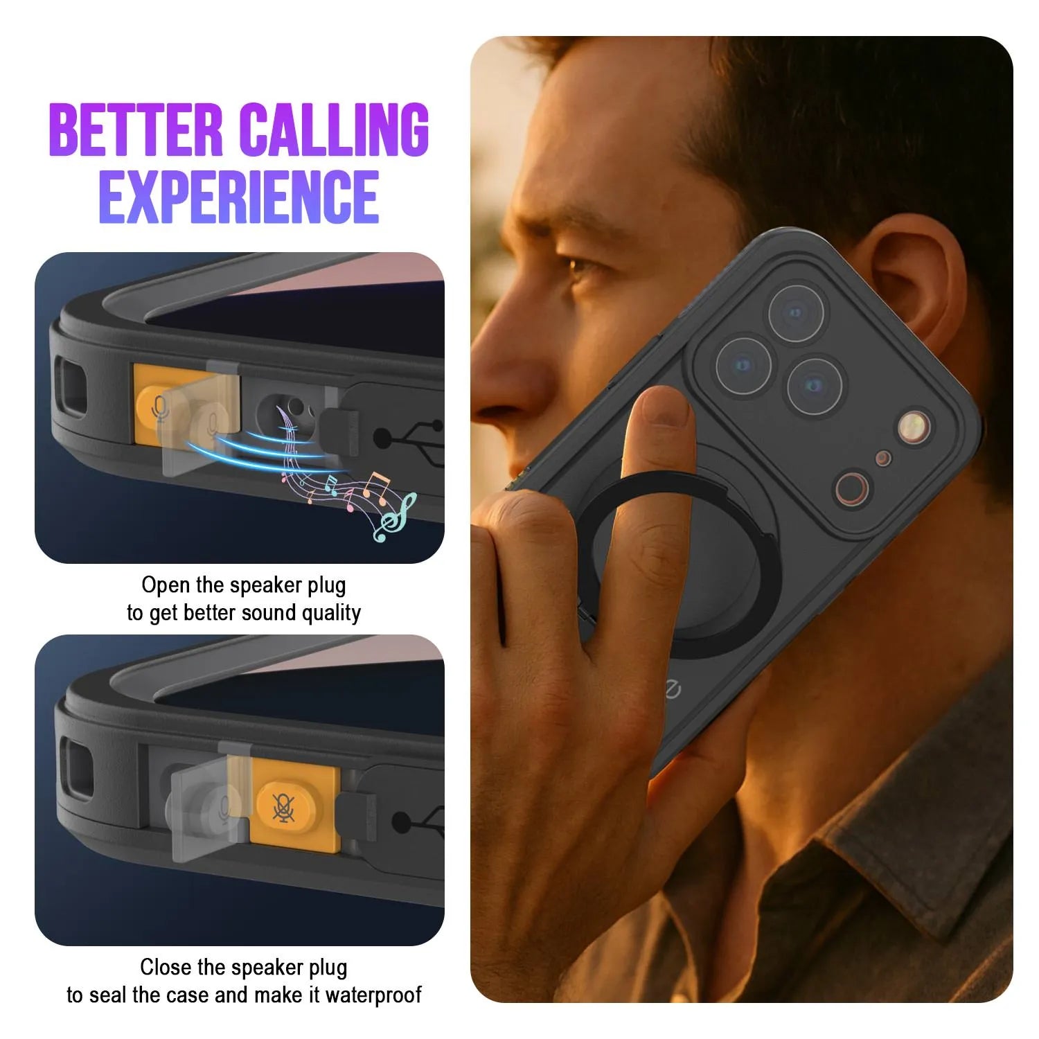 iPhone 17 pro Waterproof Case [Kickstud 2.0 Series] Protective IP68 Cover W/Screen Protector & Kickstand [Green]