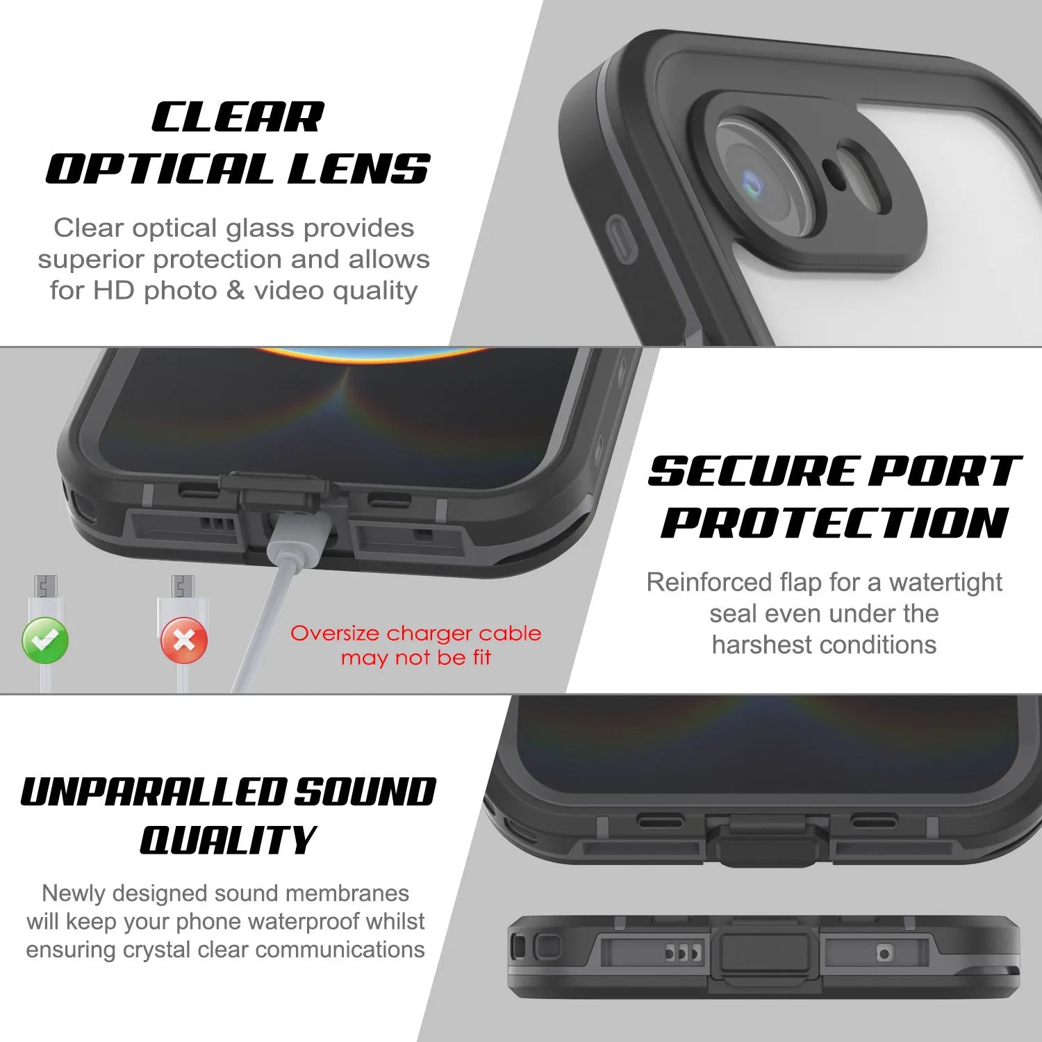 iPhone 16e Waterproof IP68 Case, Punkcase [Lilac] [StudStar Series] [Slim Fit] [Dirtproof]