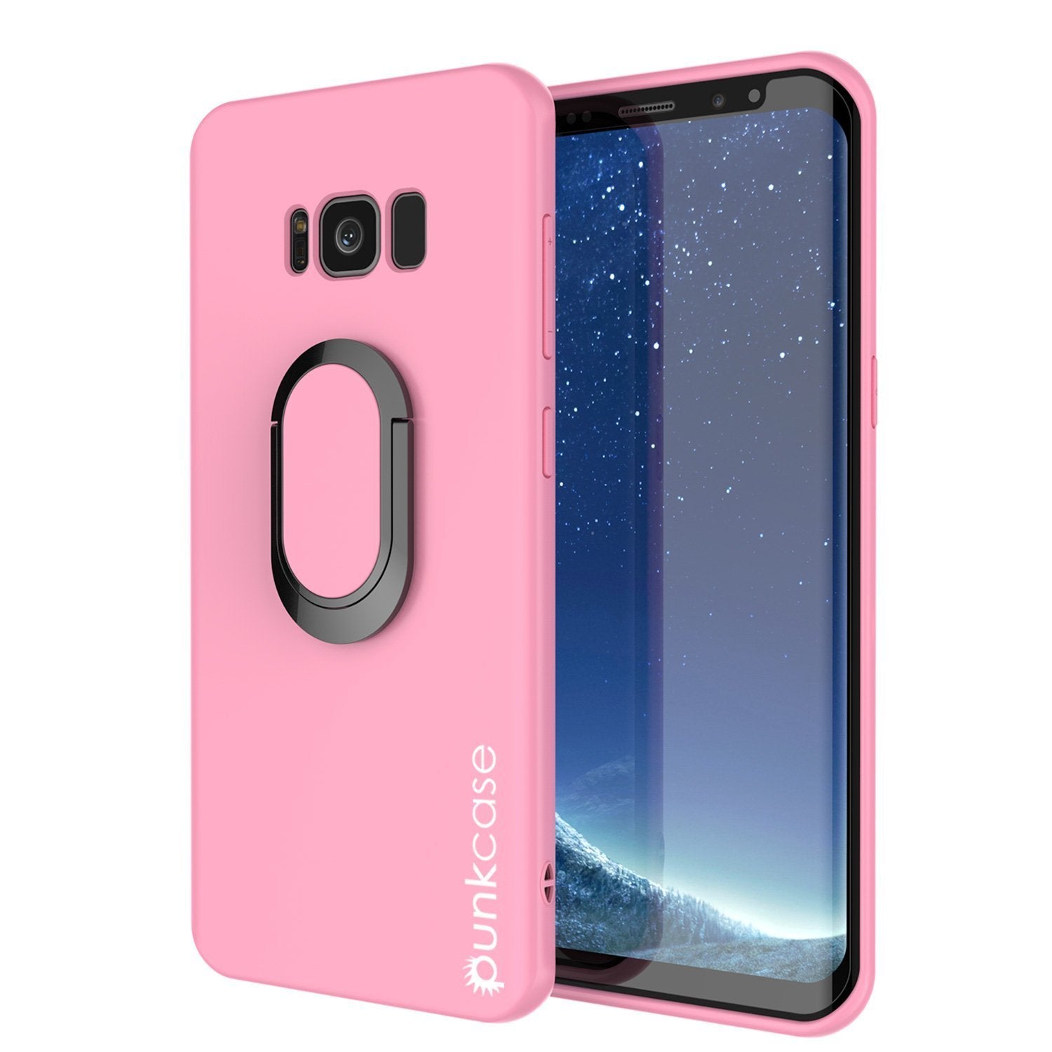 Galaxy S8 Case, Punkcase Magnetix Protective TPU Cover Pink