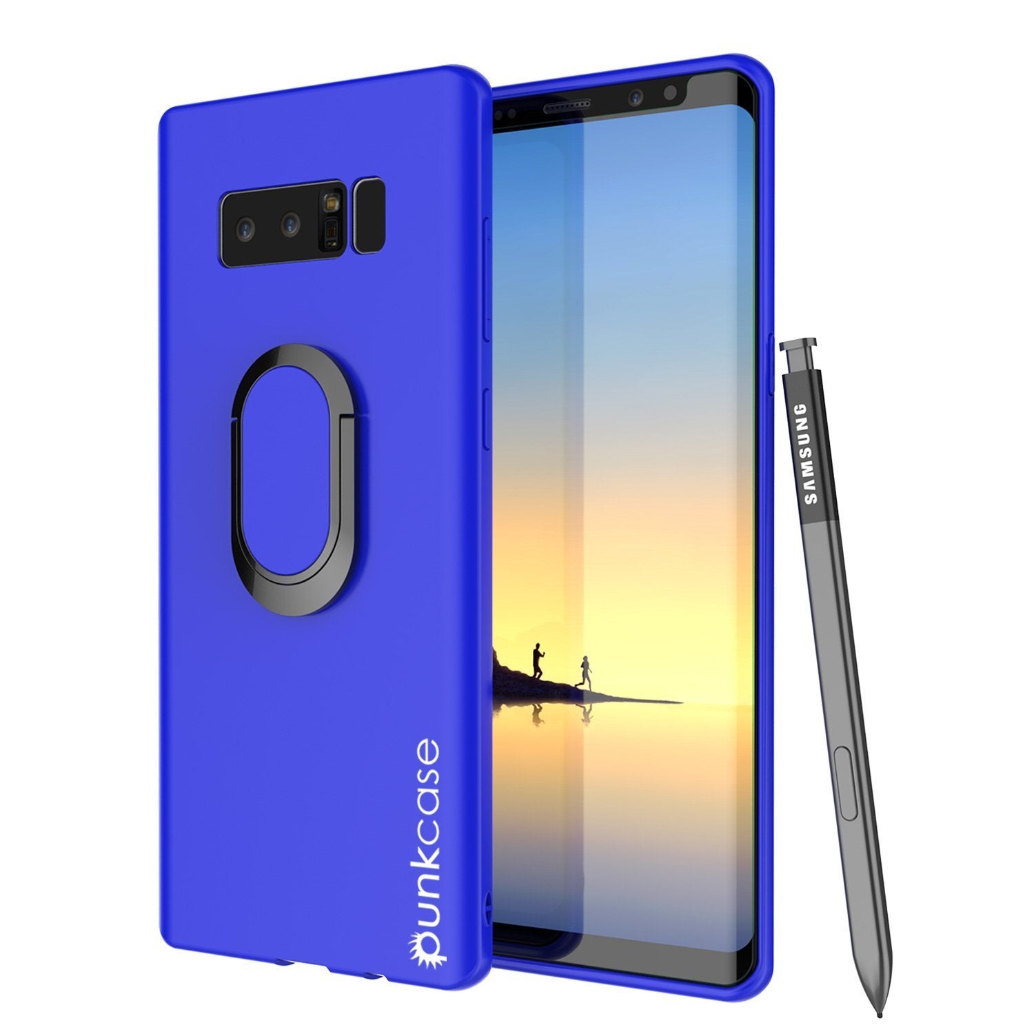 GGalaxy Note 8 case Magnetix Protective TPU Cover W/ Kickstand, Blue