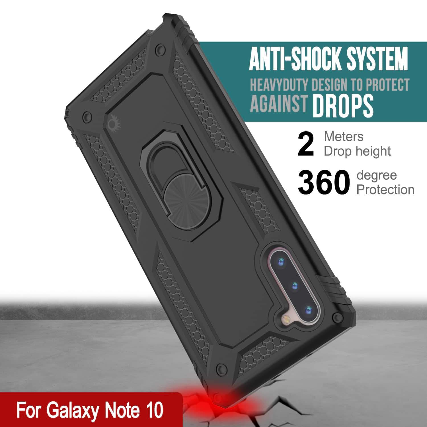 Galaxy Note 10 Punkcase Armor Military Case Black