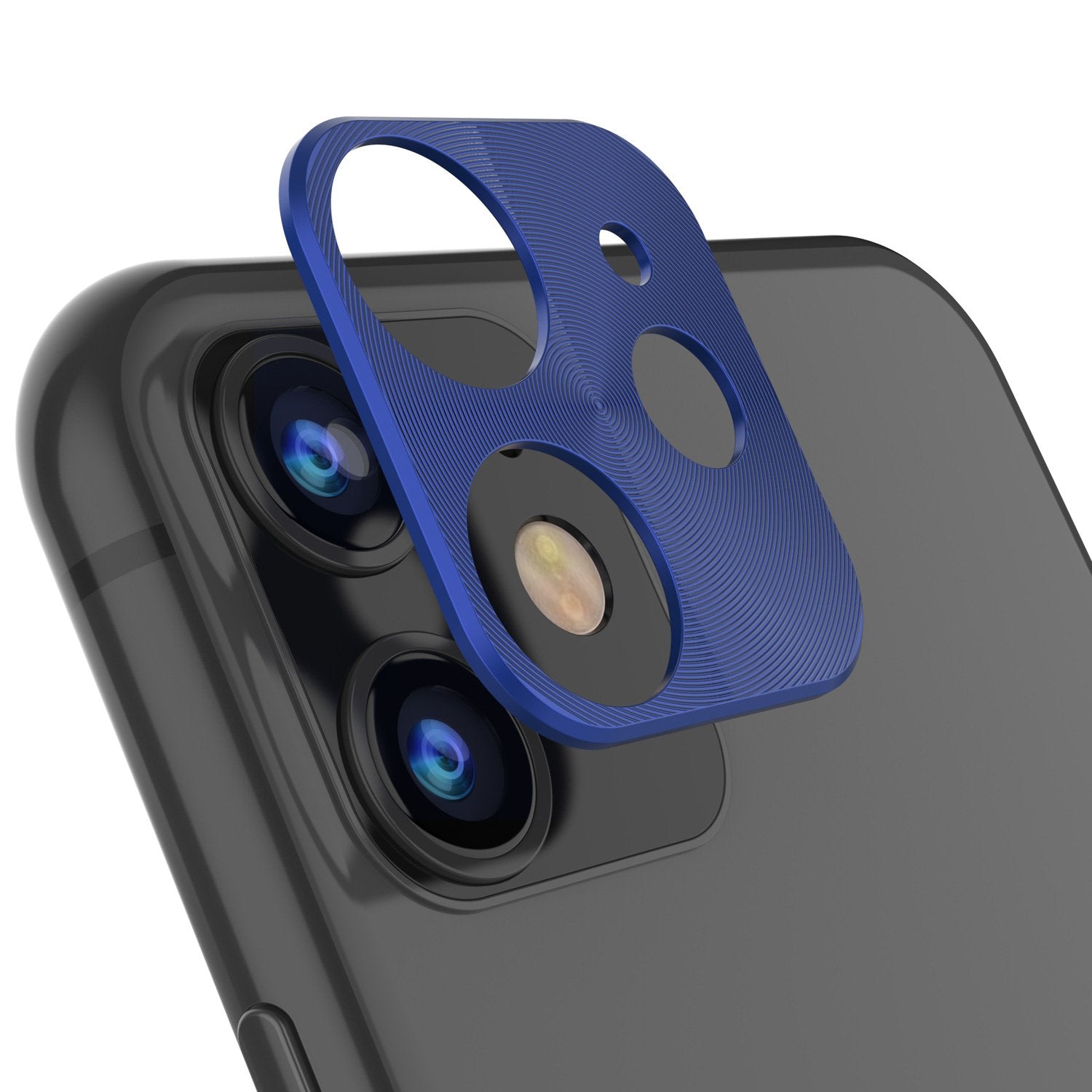 Punkcase iPhone 11 Camera Protector Ring [Blue]