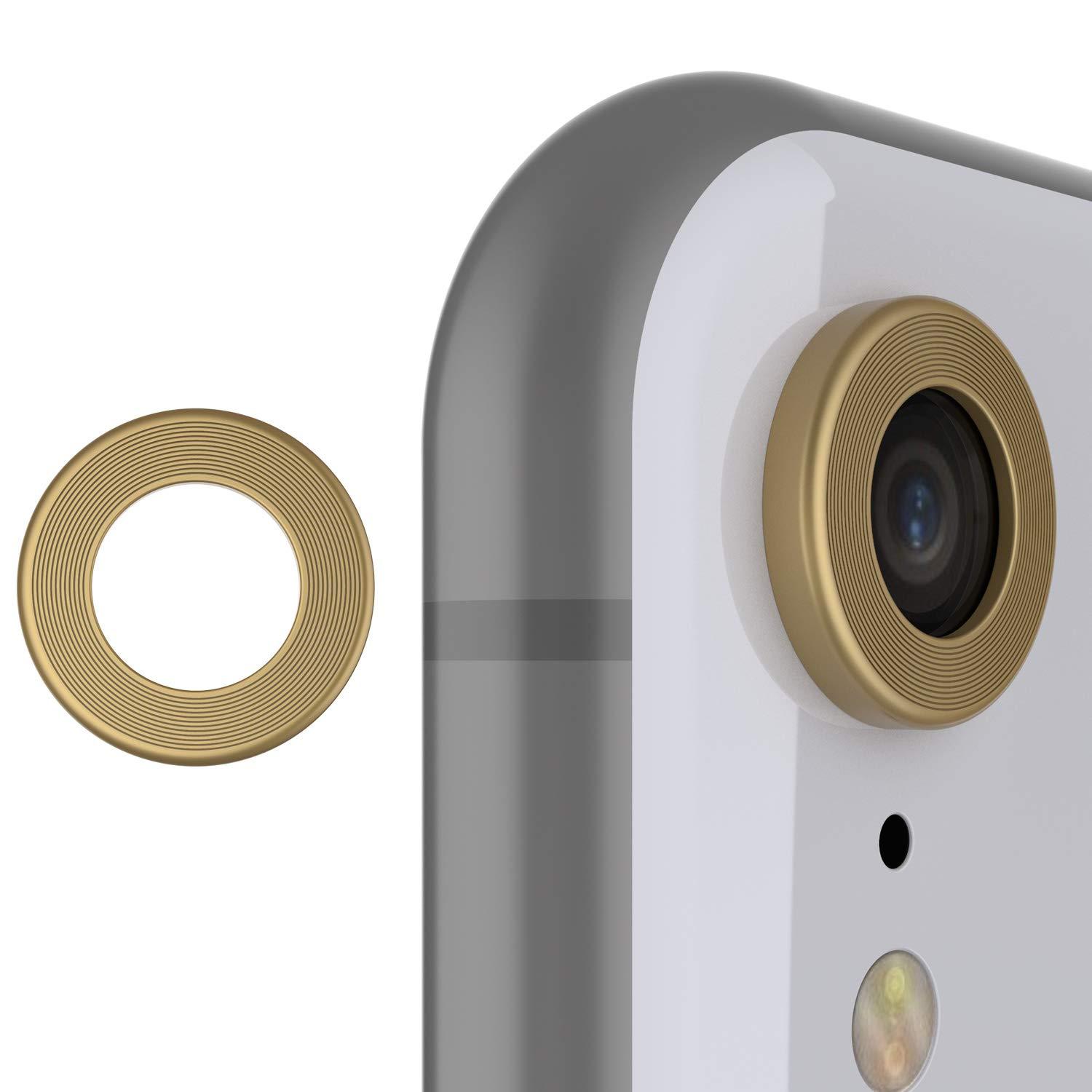 Punkcase iPhone XR Camera Protector Ring [Gold]