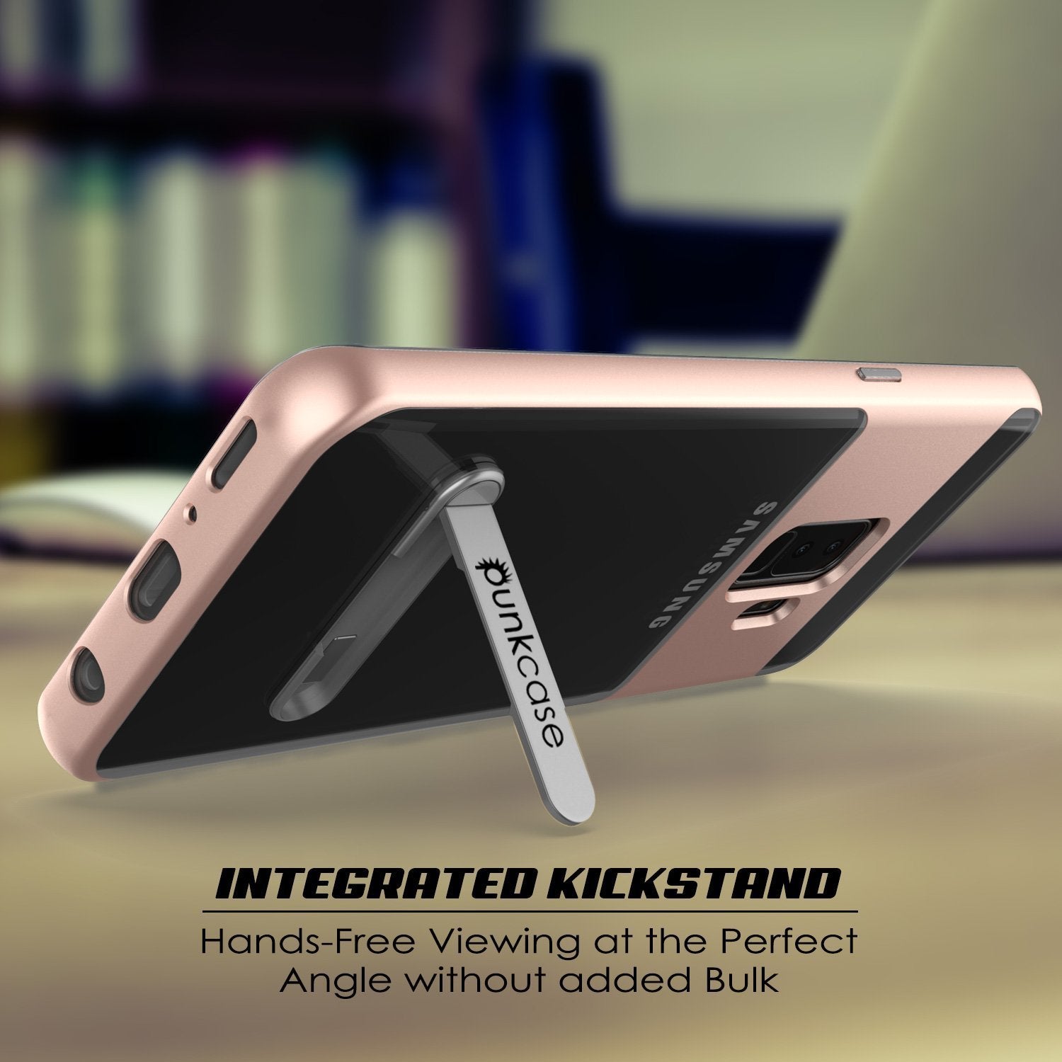 Galaxy S9+ Plus PunkCase, [LUCID 3.0 Series] [Slim Fit] [Rose Gold]