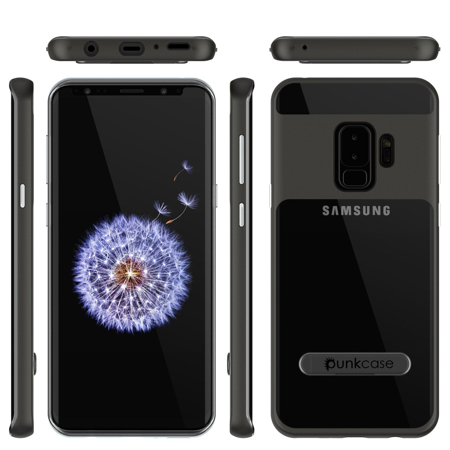 Galaxy S9+ Plus PunkCase, [LUCID 3.0 Series] [Slim Fit] [Grey]