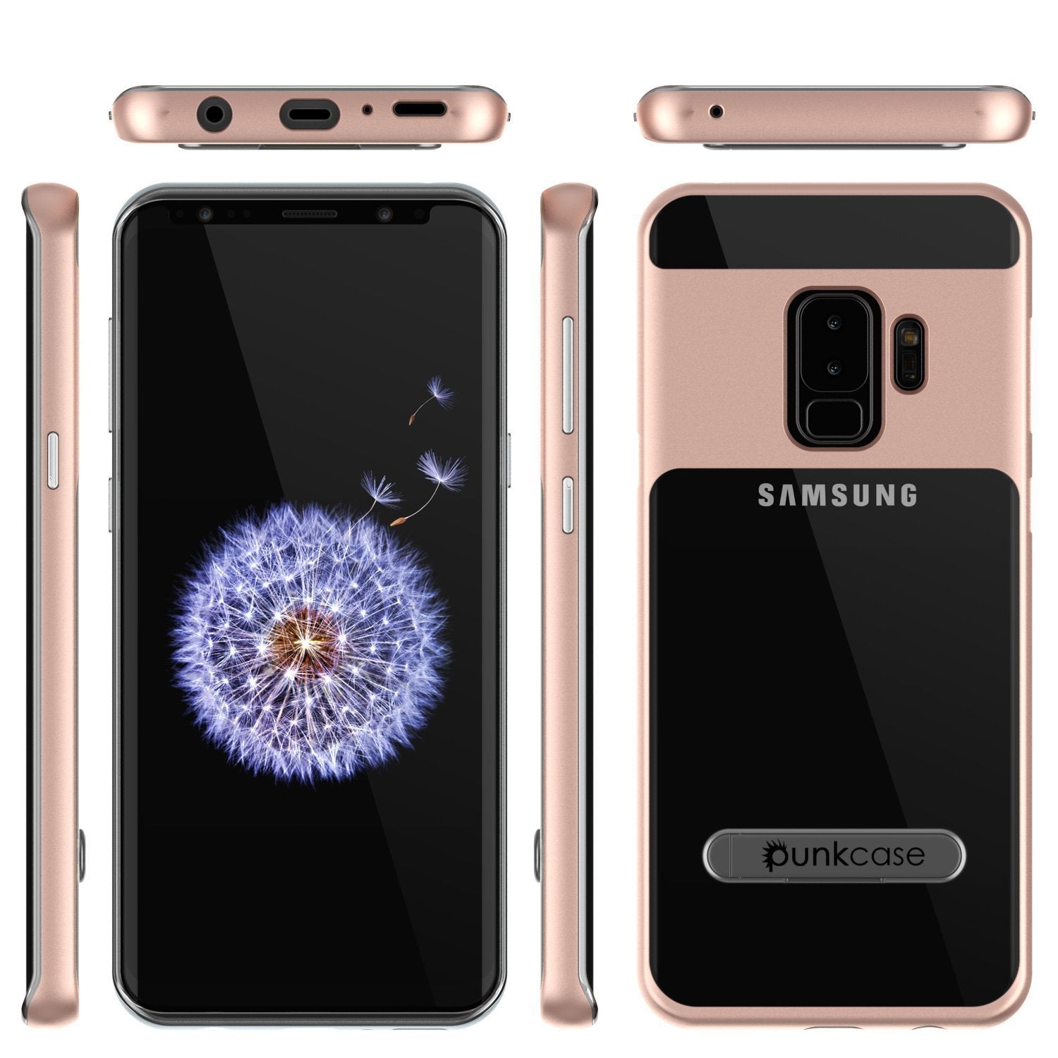 Galaxy S9+ Plus PunkCase, [LUCID 3.0 Series] [Slim Fit] [Rose Gold]
