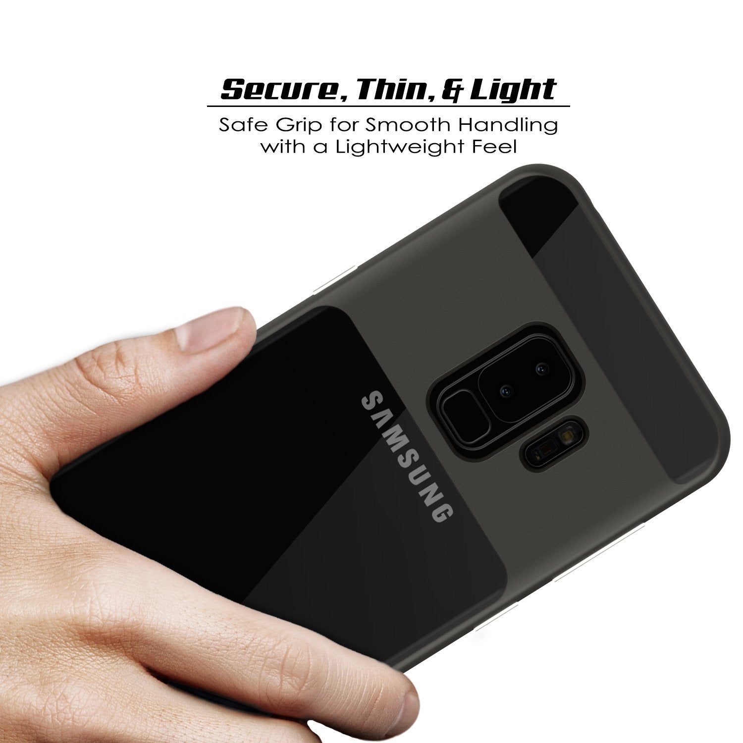 Galaxy S9+ Plus PunkCase, [LUCID 3.0 Series] [Slim Fit] [Grey]