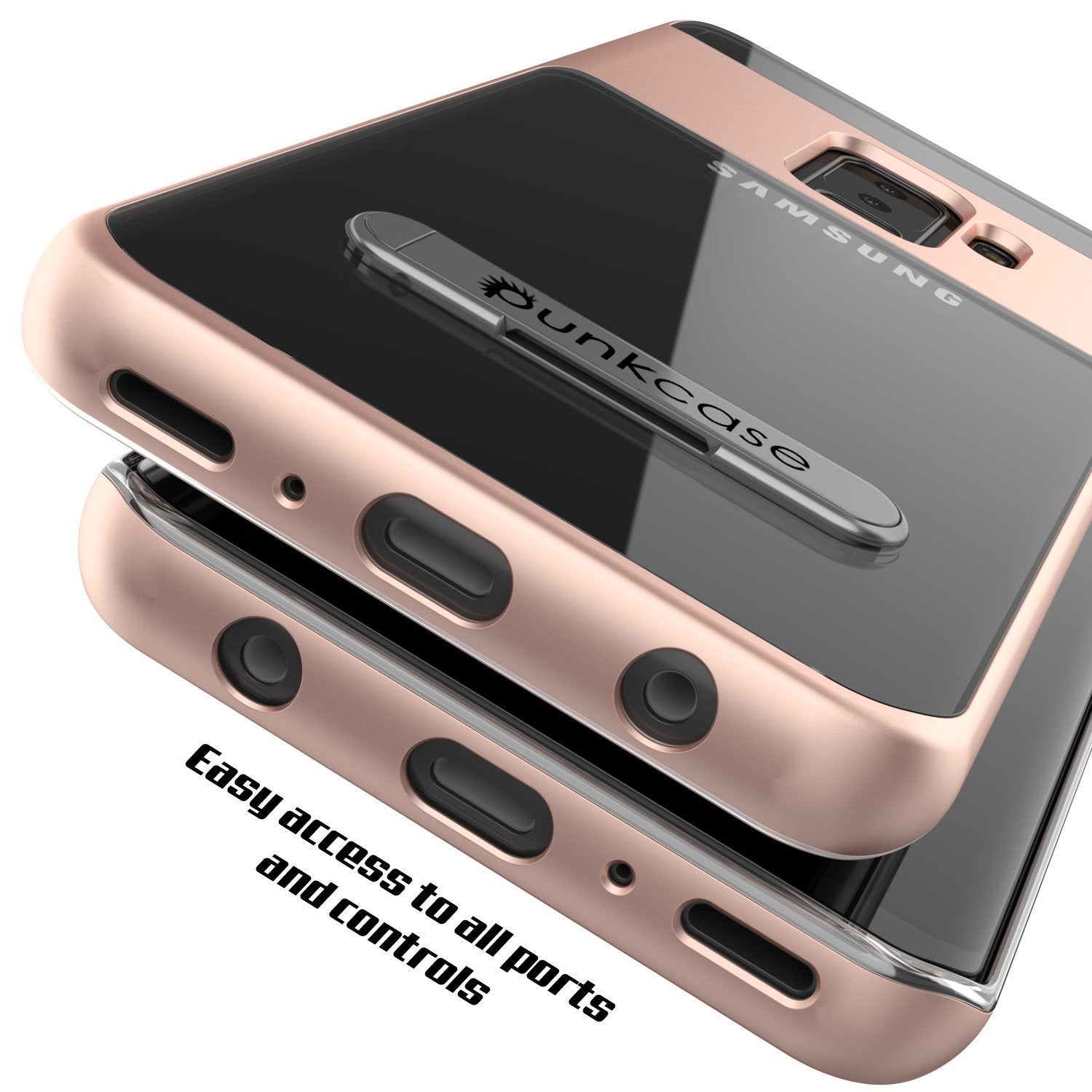 Galaxy S9+ Plus PunkCase, [LUCID 3.0 Series] [Slim Fit] [Rose Gold]