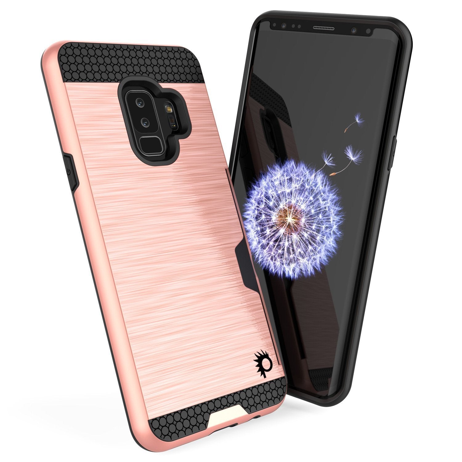 Galaxy S9 Plus Punkcase Slot Series w/Integrated Anti-Shock Rose Gold