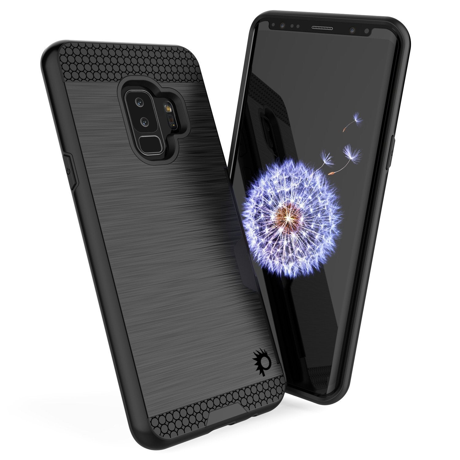Galaxy S9 Plus Punkcase Slot Series w/Integrated Anti-Shock, Black
