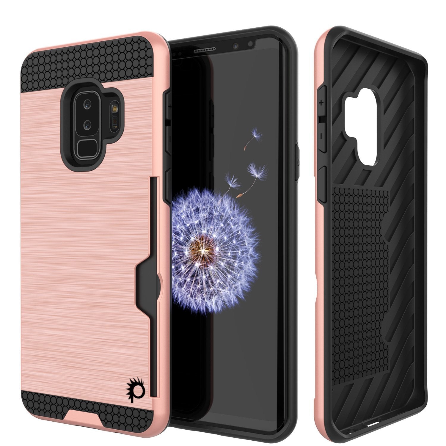 Galaxy S9 Plus Punkcase Slot Series w/Integrated Anti-Shock Rose Gold