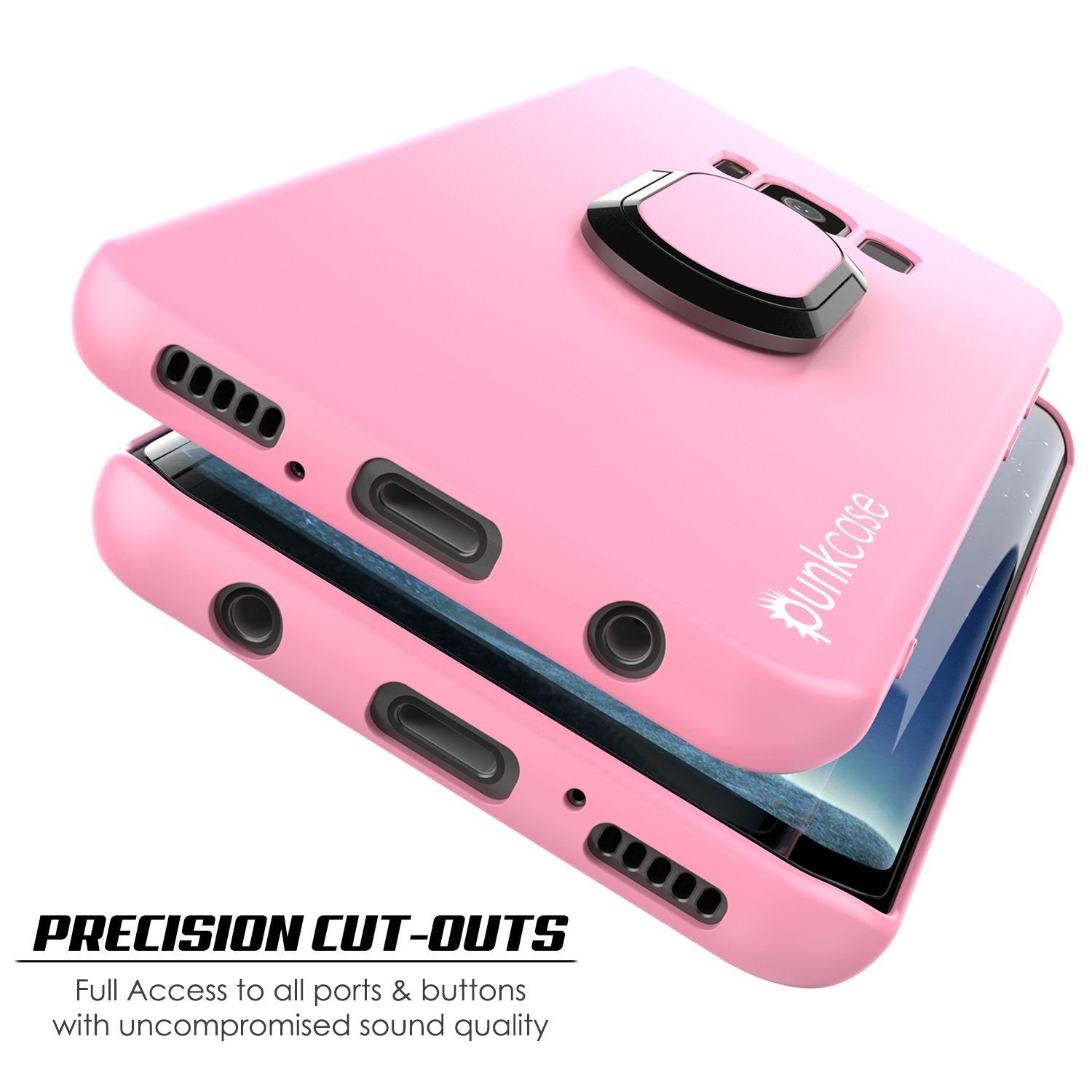 Galaxy S8 Case, Punkcase Magnetix Protective TPU Cover Pink