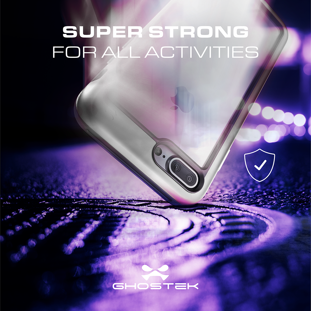 iPhone 8+ Plus Waterproof Case, Ghostek® Atomic Series for Apple iPhone  8+ Plus | Underwater | Shockproof | Dirt-proof | Snow-proof | Aluminum Frame | Adventure Ready | Ultra Fit | Swimming [BLACK]