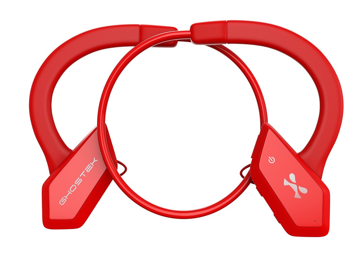 Headphones Bluetooth, Ghostek Earblades Red Sweatproof Bluetooth 4.1 Headphones Water Resistant