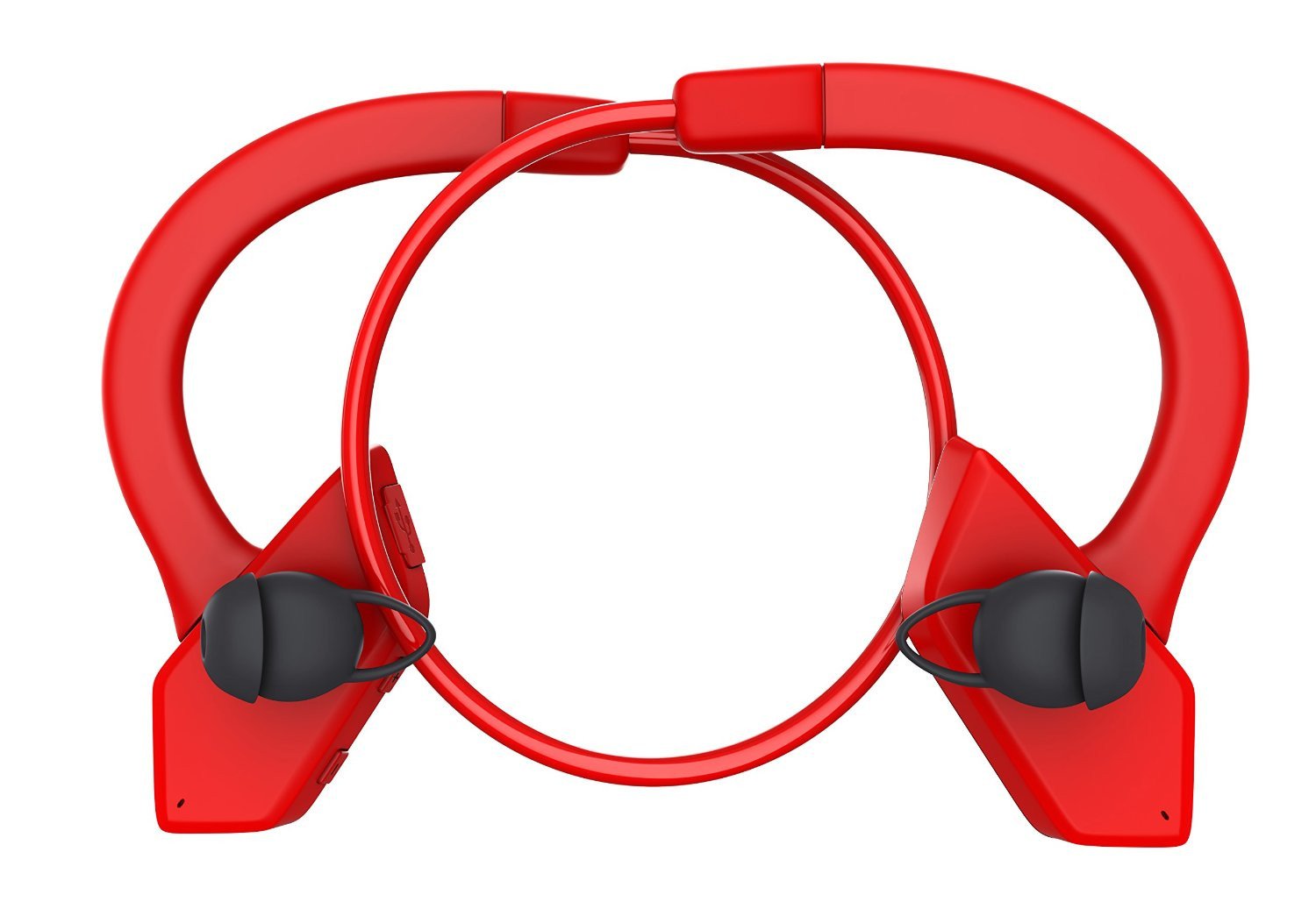 Headphones Bluetooth, Ghostek Earblades Red Sweatproof Bluetooth 4.1 Headphones Water Resistant