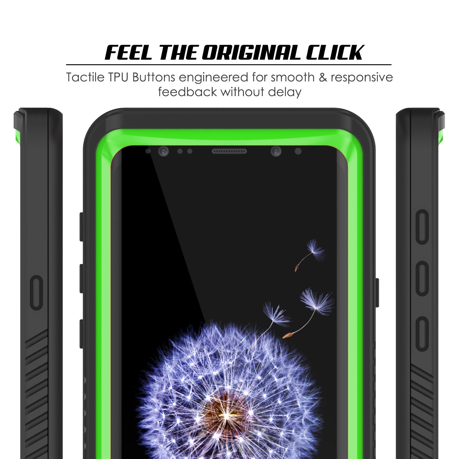 Galaxy S9 Plus Punkcase Extreme Armor Case Series [Light Green]