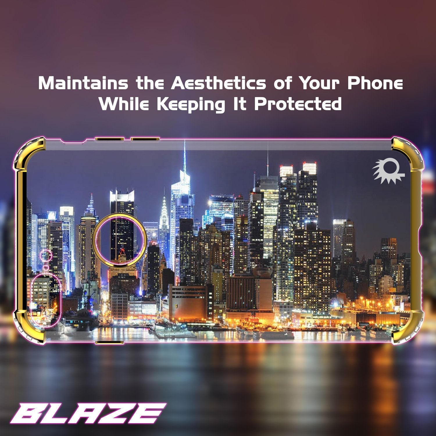 iPhone 7 PLUS Case, Punkcase [BLAZE SERIES] Protective Cover W/ PunkShield Screen Protector [Shockproof] [Slim Fit] for Apple iPhone 7 PLUS [RoseGold]