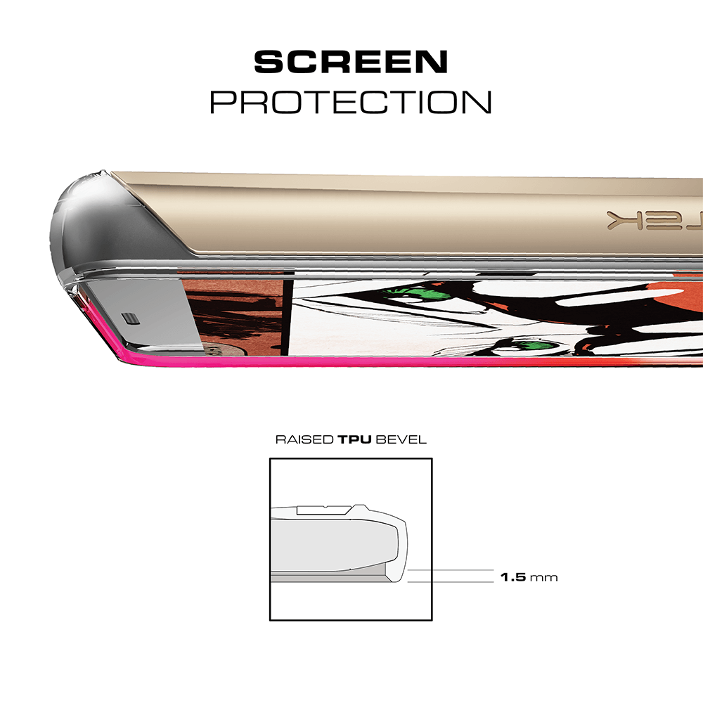 LG G6 Case, Ghostek® Cloak 2.0 Gold w/ Explosion-Proof Screen Protector | Aluminum Frame