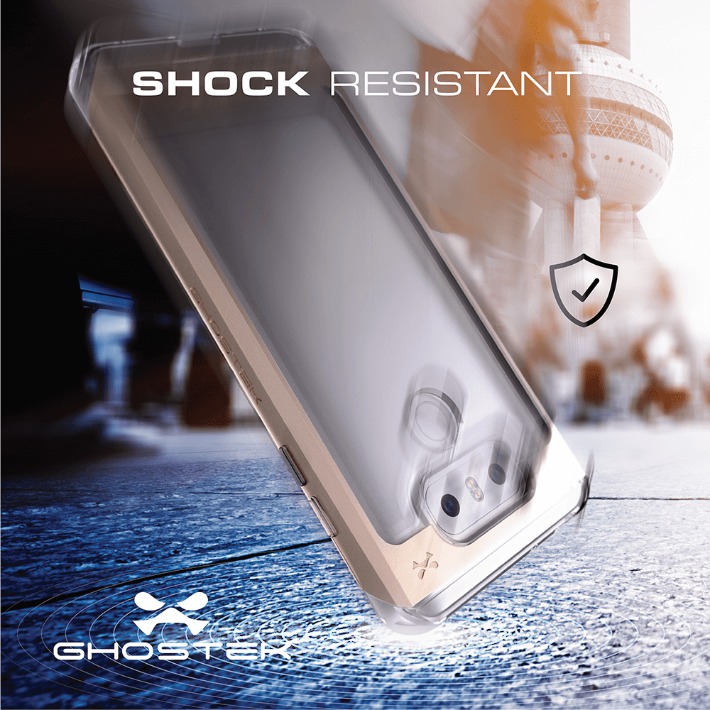 LG G6 Case, Ghostek® 2.0 Teal Series w/ Explosion-Proof Screen Protector | Aluminum Frame