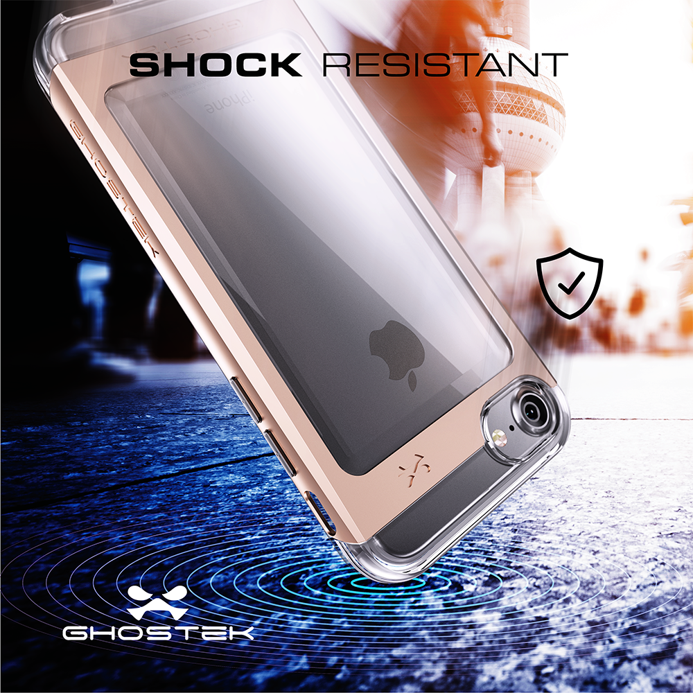 iPhone 8 Case, Ghostek® Cloak 2.0 Black w/ ExplosionProof Screen Protector | Aluminum Frame