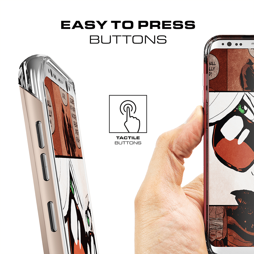 Galaxy S8 Plus Case, Ghostek 2.0 Teal Series Case, Aluminum Frame