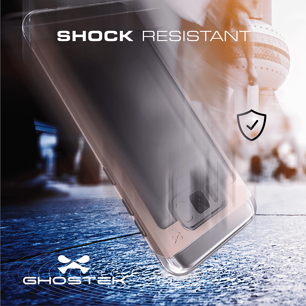 Galaxy S8 Case, Ghostek 2.0 RED, w/Screen Protector Aluminum Frame