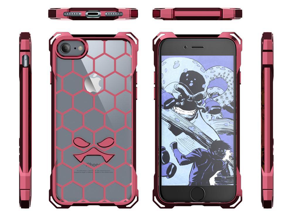 iPhone 8+ Plus Case, Ghostek® Covert Peach, Premium Impact Protective Armor | Warranty