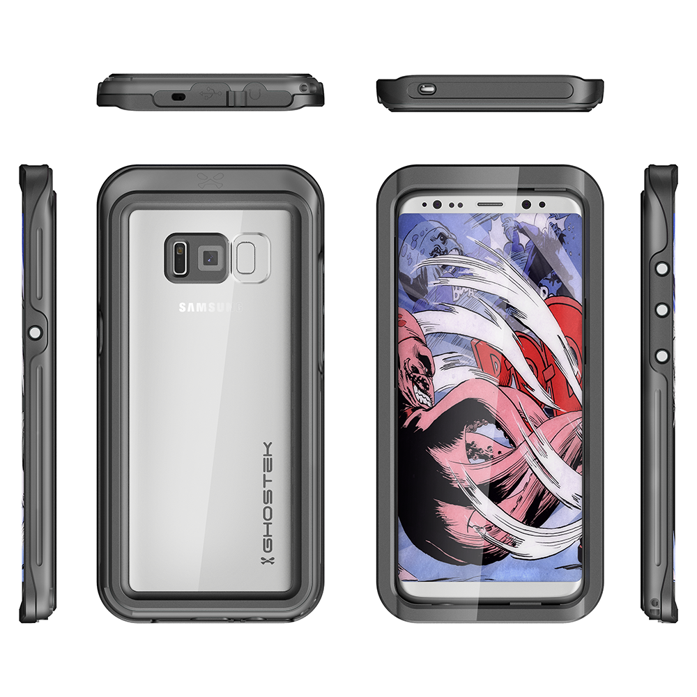 Galaxy S8 Plus Case, Ghostek Atomic 3 [Black] Series Ultra Fit