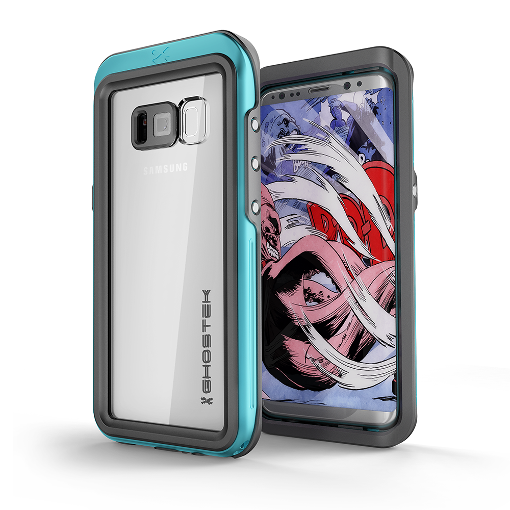 Galaxy S8 Plus Case, Ghostek Atomic 3 [Teal] Series Ultra Fit