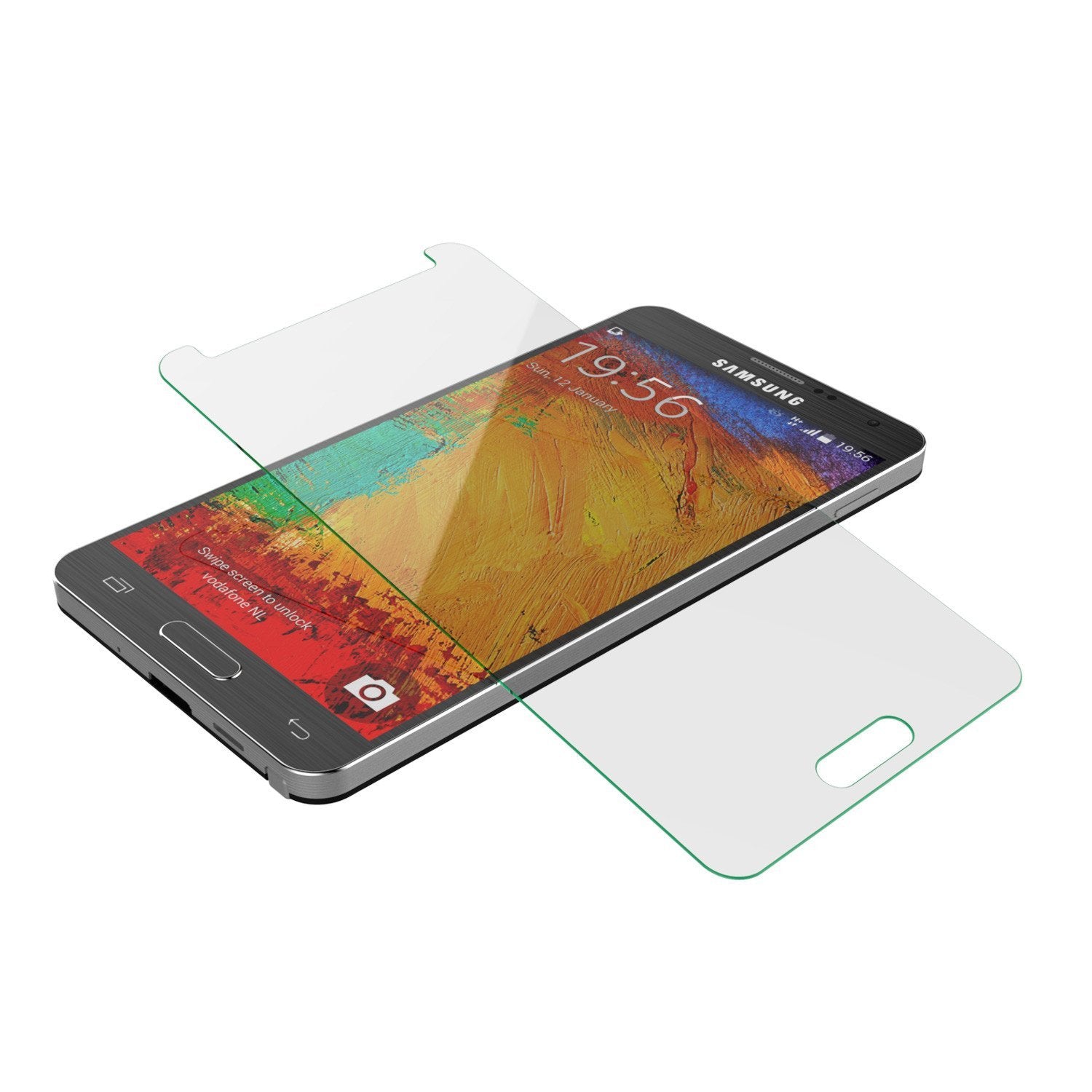 Galaxy Note 3 Punkcase Glass SHIELD Samsung Tempered Glass Screen Protector 0.33mm Thick 9H Glass