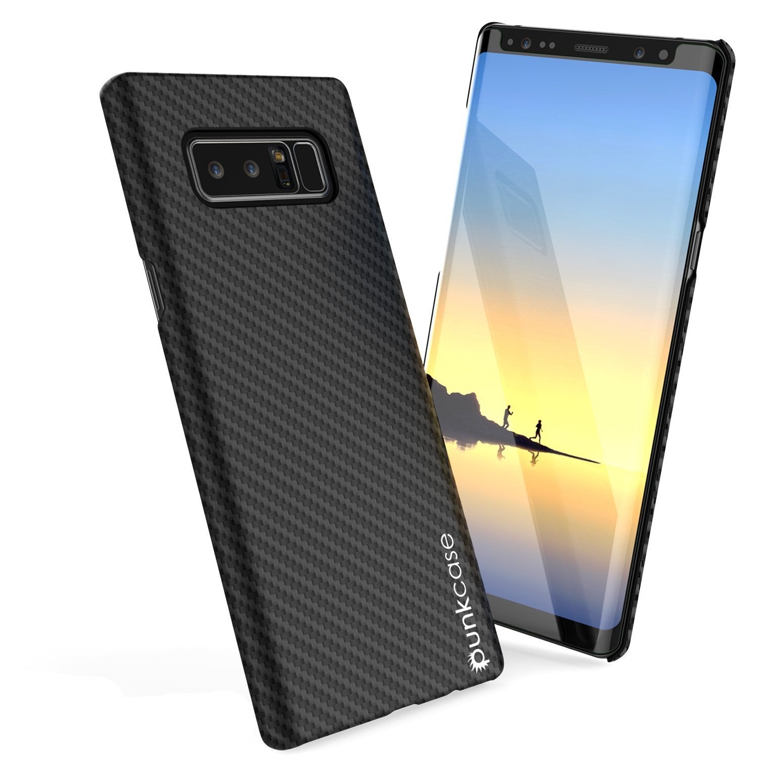 Galaxy Note 8 PunkCase, CarbonShield & Ultra Thin Layer [jet black]