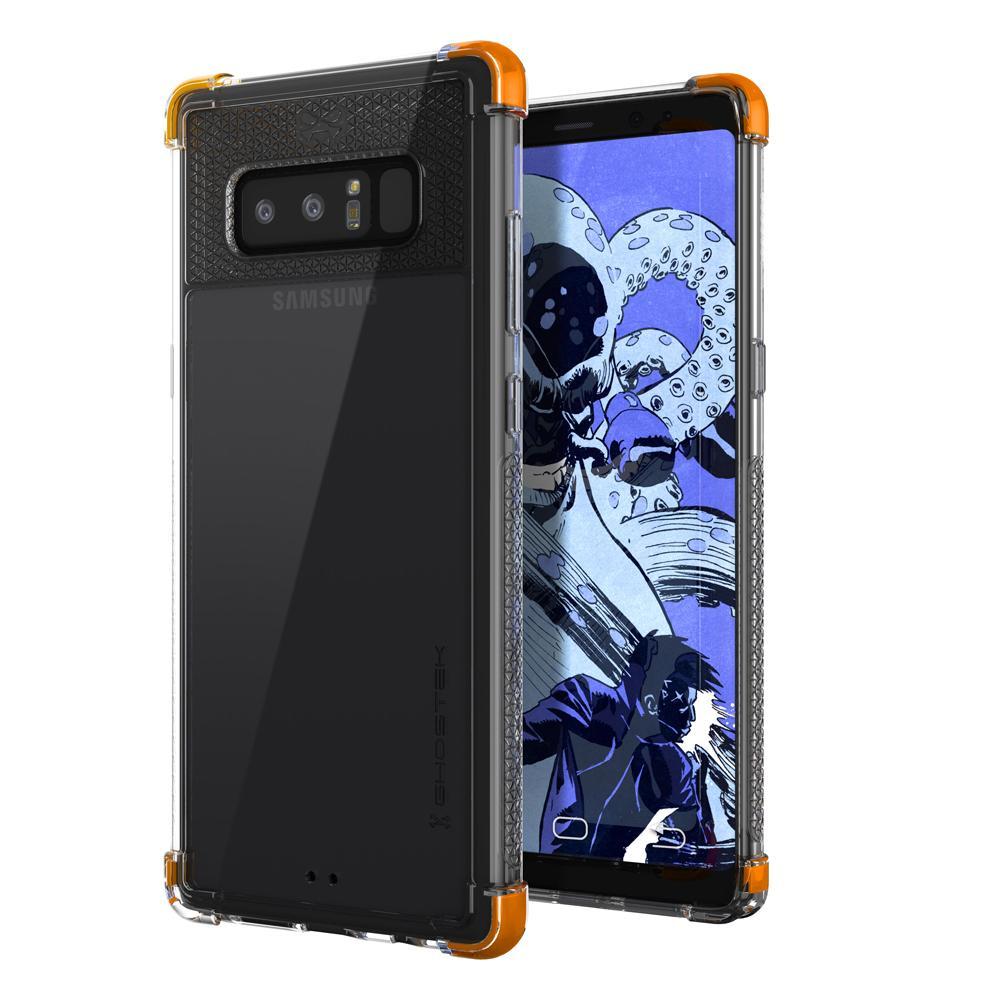 Galaxy Note 8 Punk Case, Ghostek Atomic Slim Shockproof Case, Orange