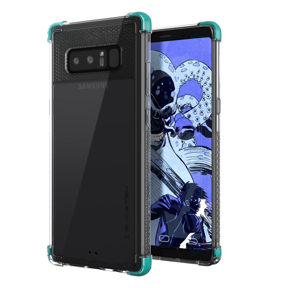 Galaxy Note 8 Case, Ghostek Covert 2 Thin Fit Transparent Case , Teal