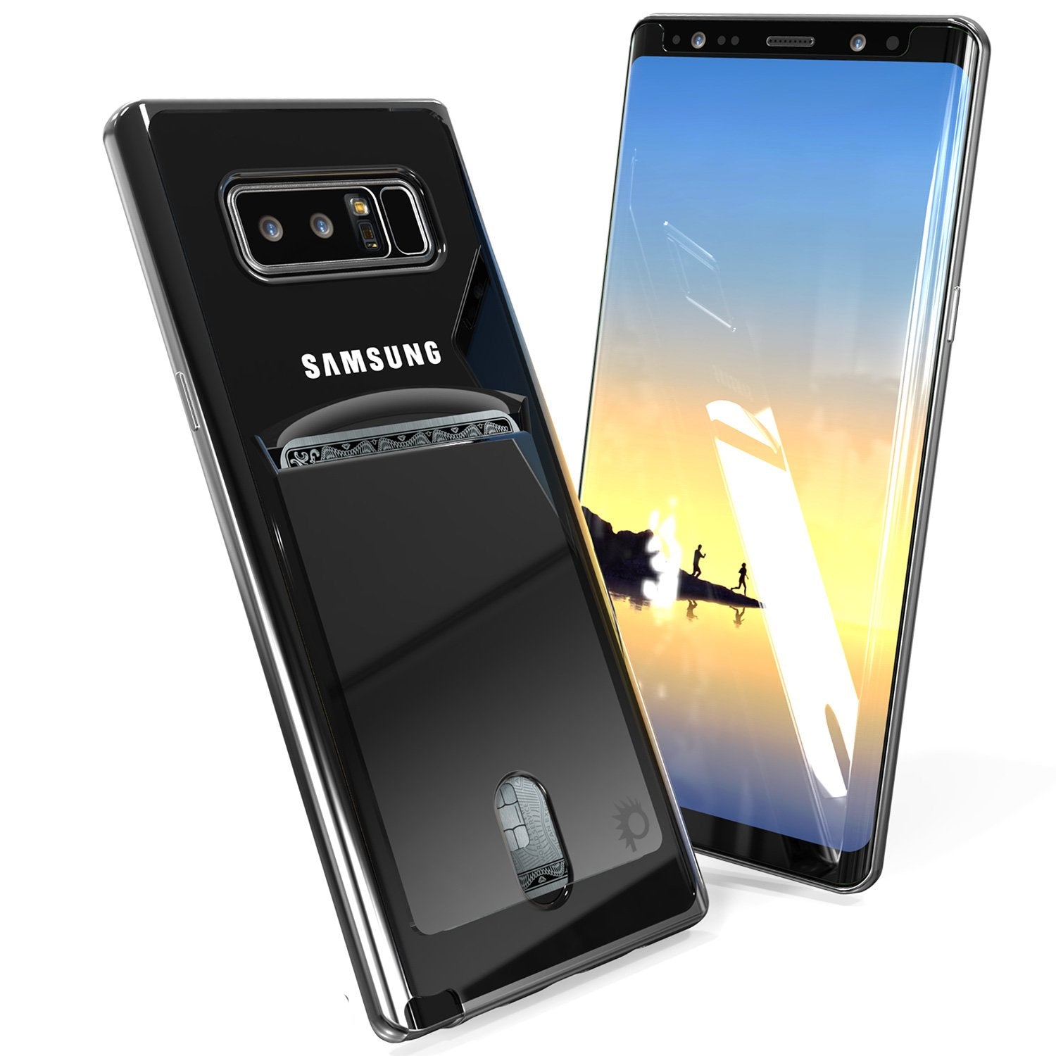 Galaxy Note 8 Case, Punkcase LUCID Gold Series Armor Case