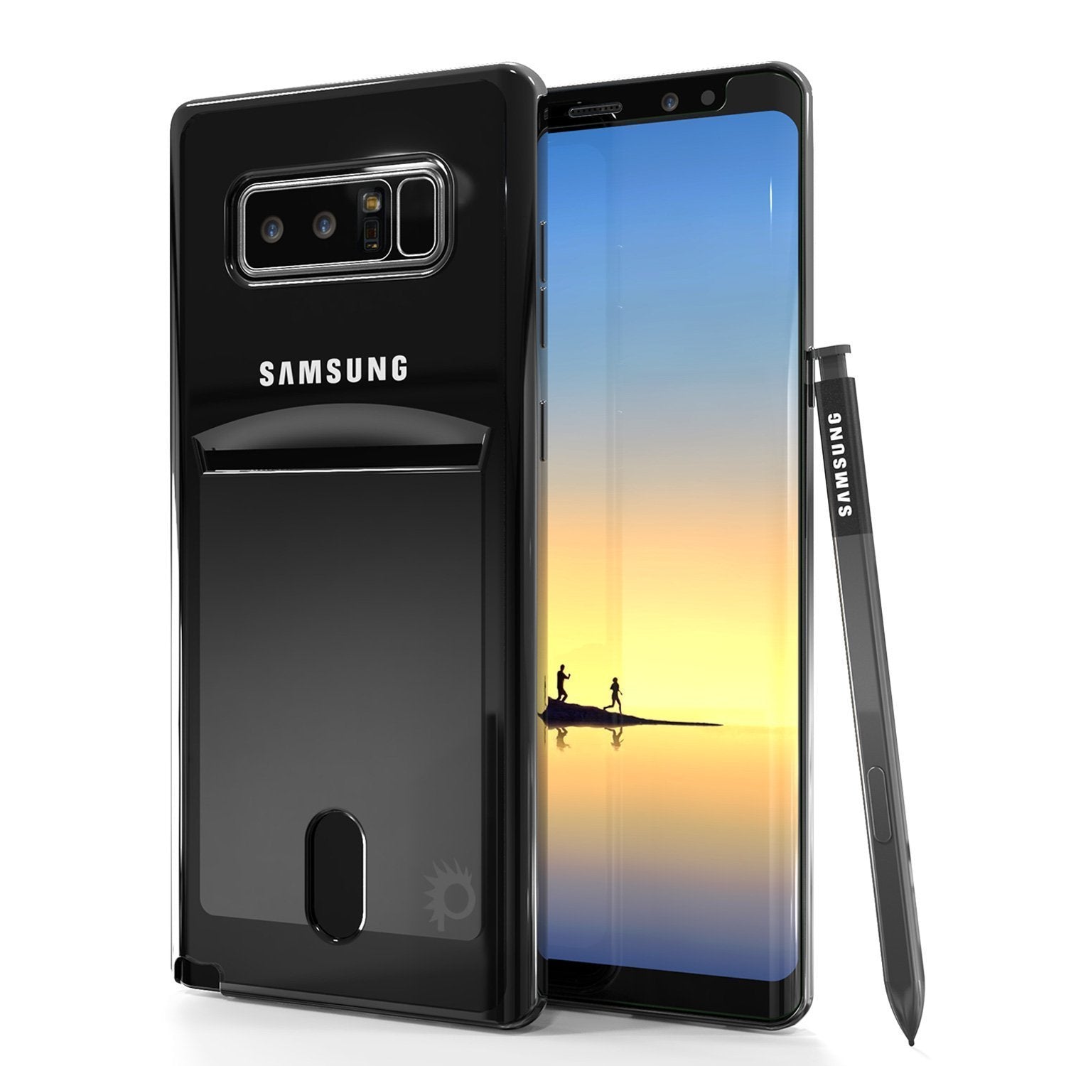 Galaxy Note 8 Case, Punkcase LUCID Gold Series Armor Case