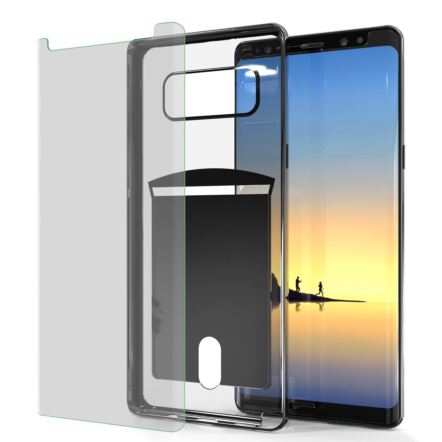 Galaxy Note 8 Case, Punkcase LUCID Gold Series Armor Case