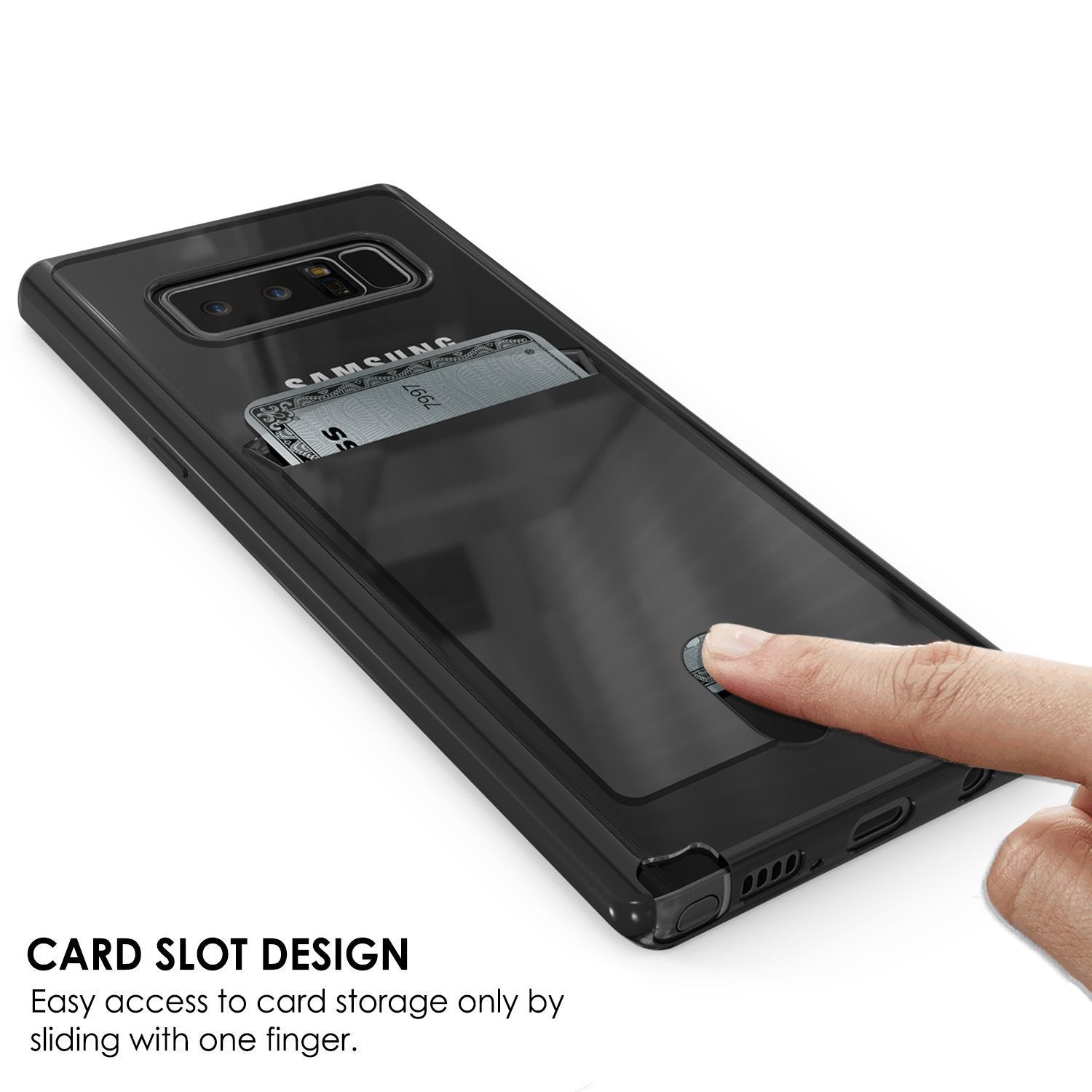 Galaxy Note 8 Case, Punkcase LUCID Gold Series Armor Case