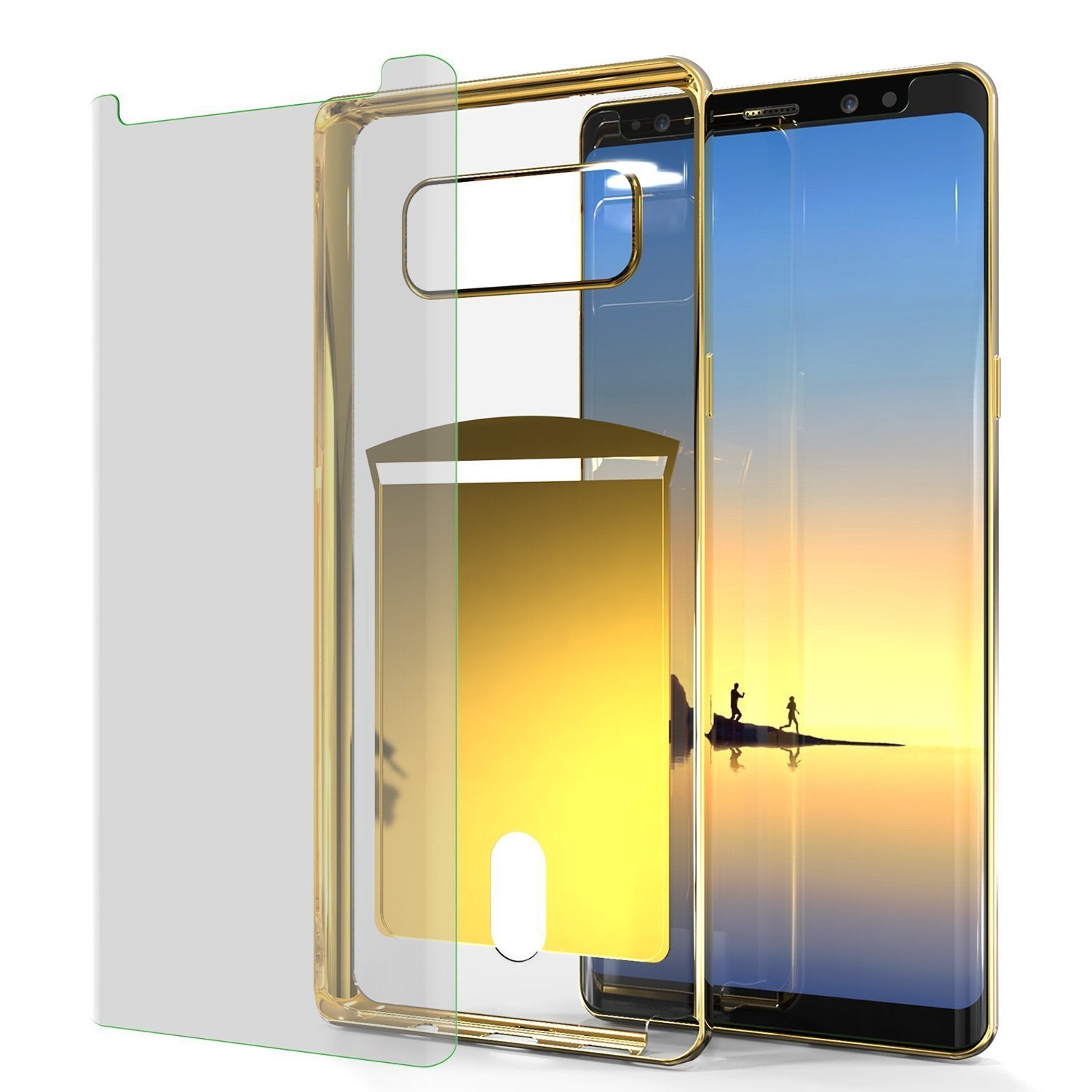 Galaxy Note 8 Punkcase LUCID Gold Series Shield Screen Protector