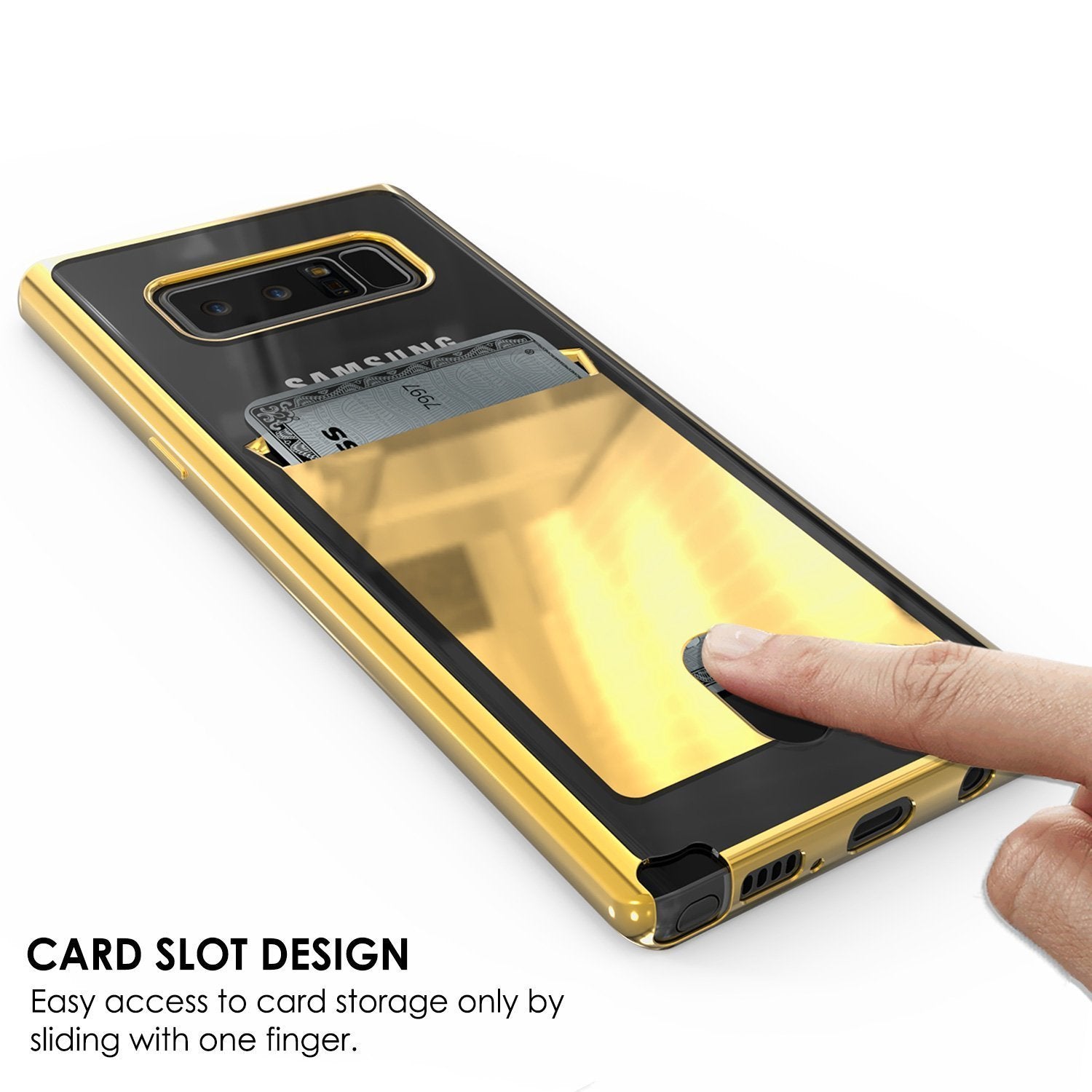 Galaxy Note 8 Punkcase LUCID Gold Series Shield Screen Protector