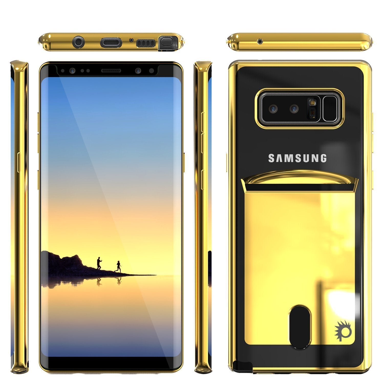 Galaxy Note 8 Punkcase LUCID Gold Series Shield Screen Protector
