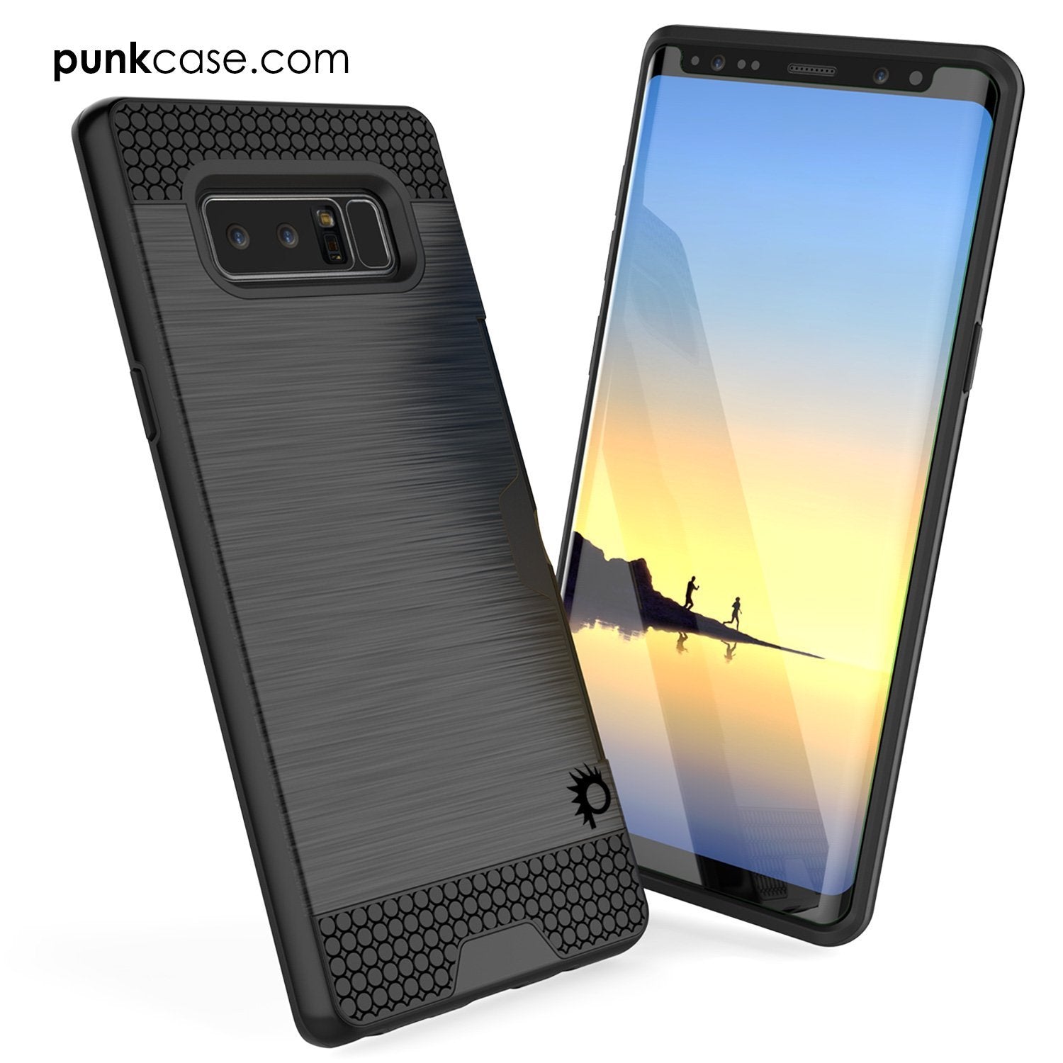 Galaxy Note 8 PunkCase, [SLOT Series] Slim Fit Cover [Black]