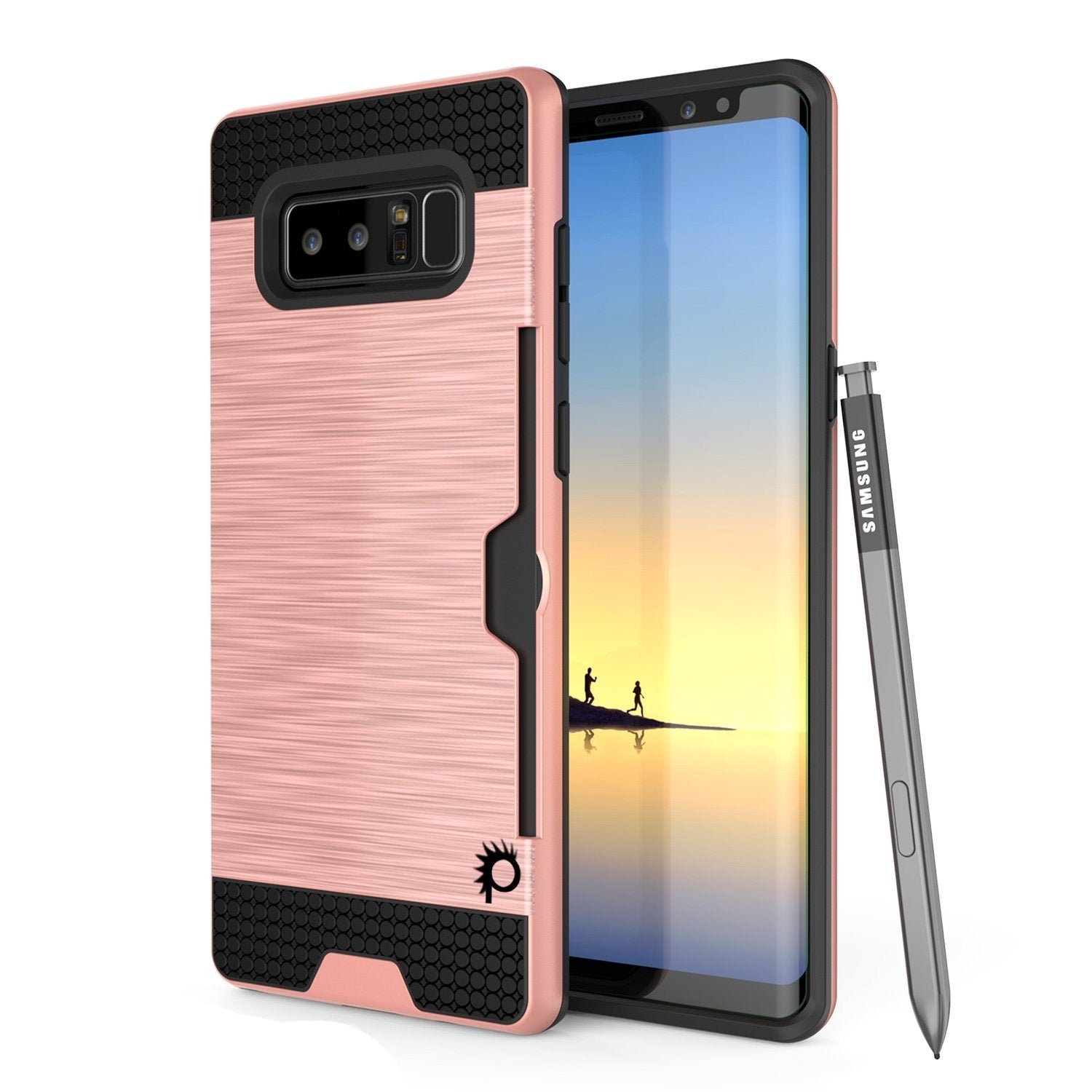 Galaxy Note 8 PunkCase, [SLOT Series] Slim Fit Cover [Navy]