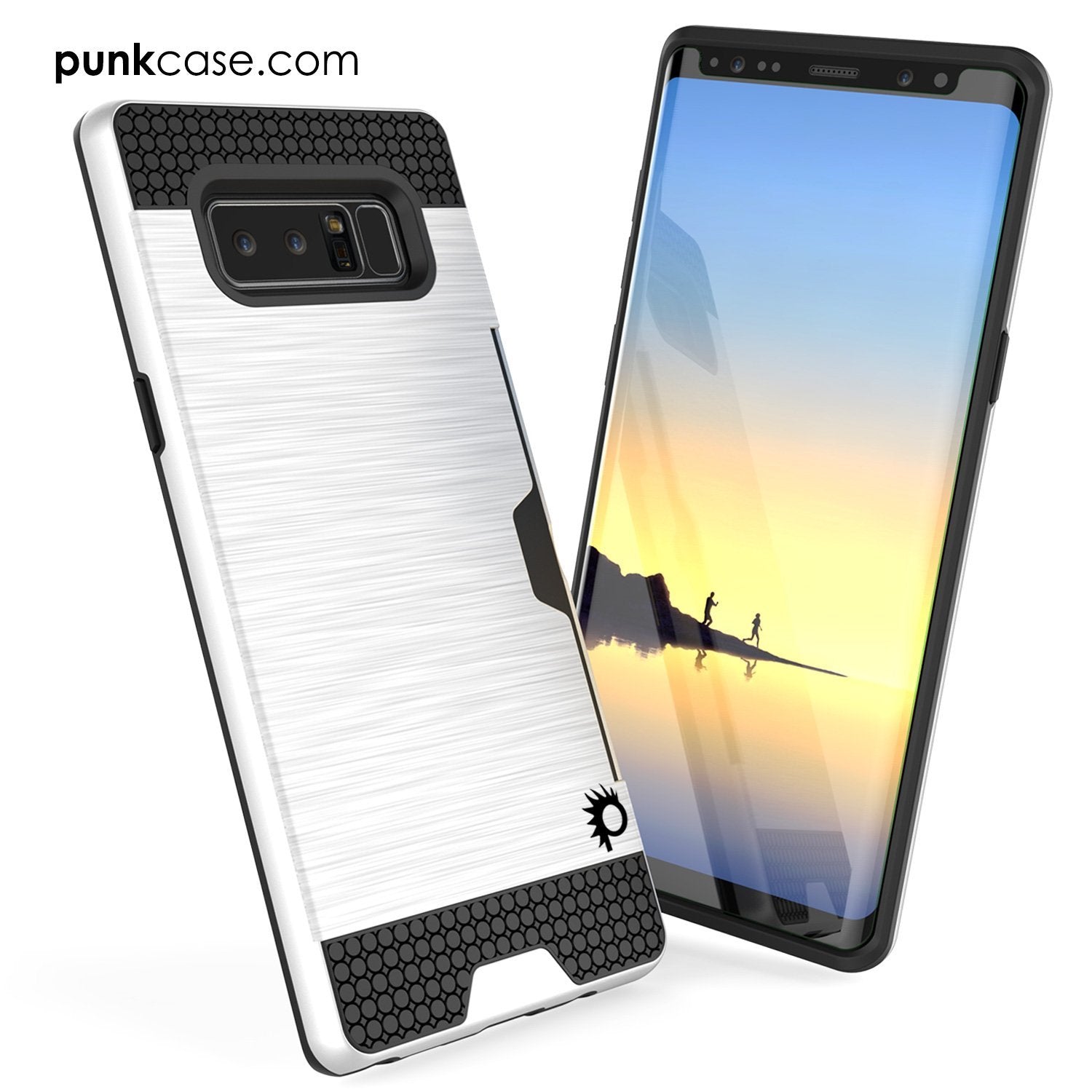 Galaxy Note 8 PunkCase, [SLOT Series] Slim Fit Cover [White]