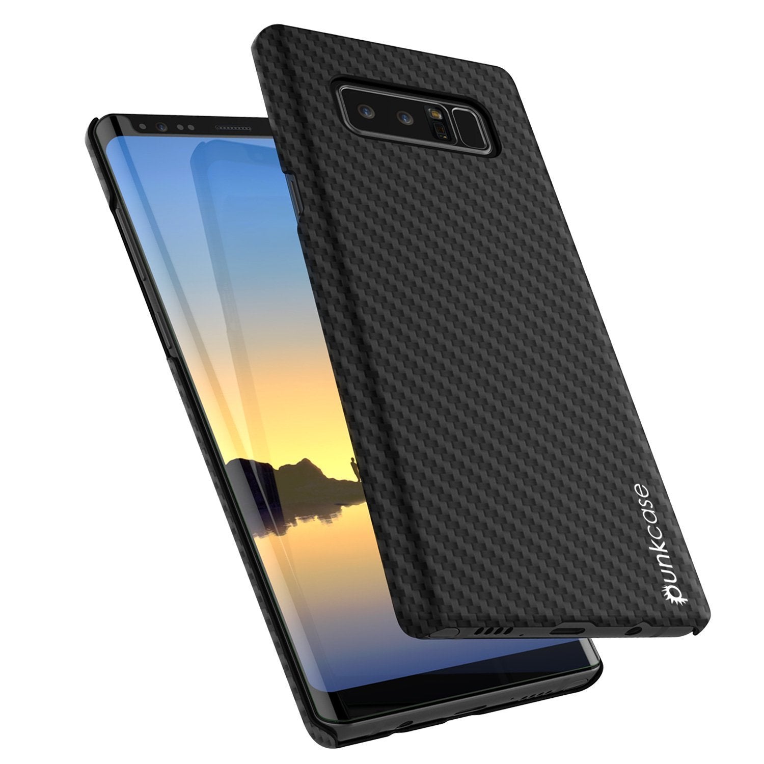 Galaxy Note 8 PunkCase, CarbonShield & Ultra Thin Layer [jet black]