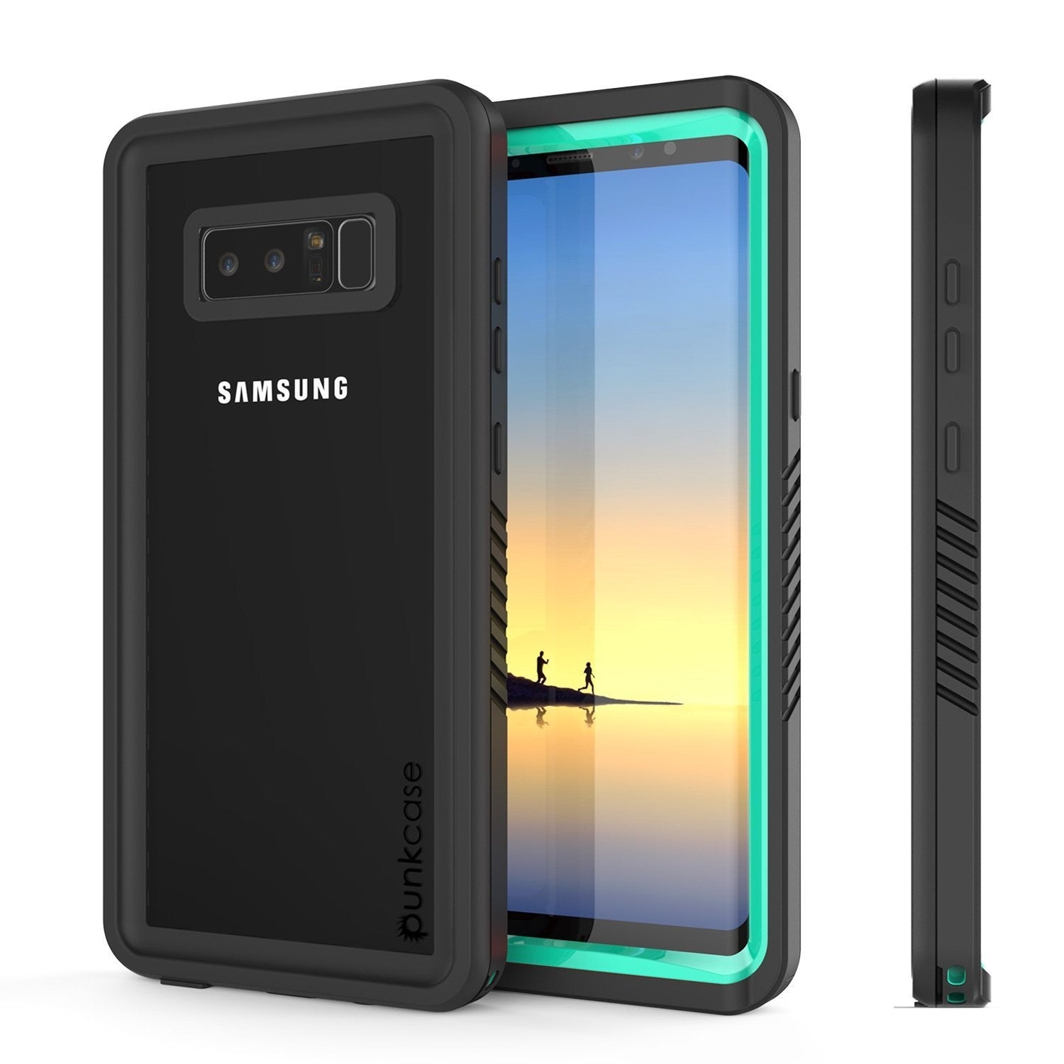 Galaxy Note 8 Waterproof Case, Punkcase [Extreme Series] [Teal]