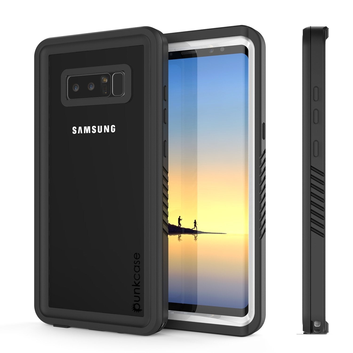 Galaxy Note 8 Punkcase Extreme Series W/ Built In Screen Case White
