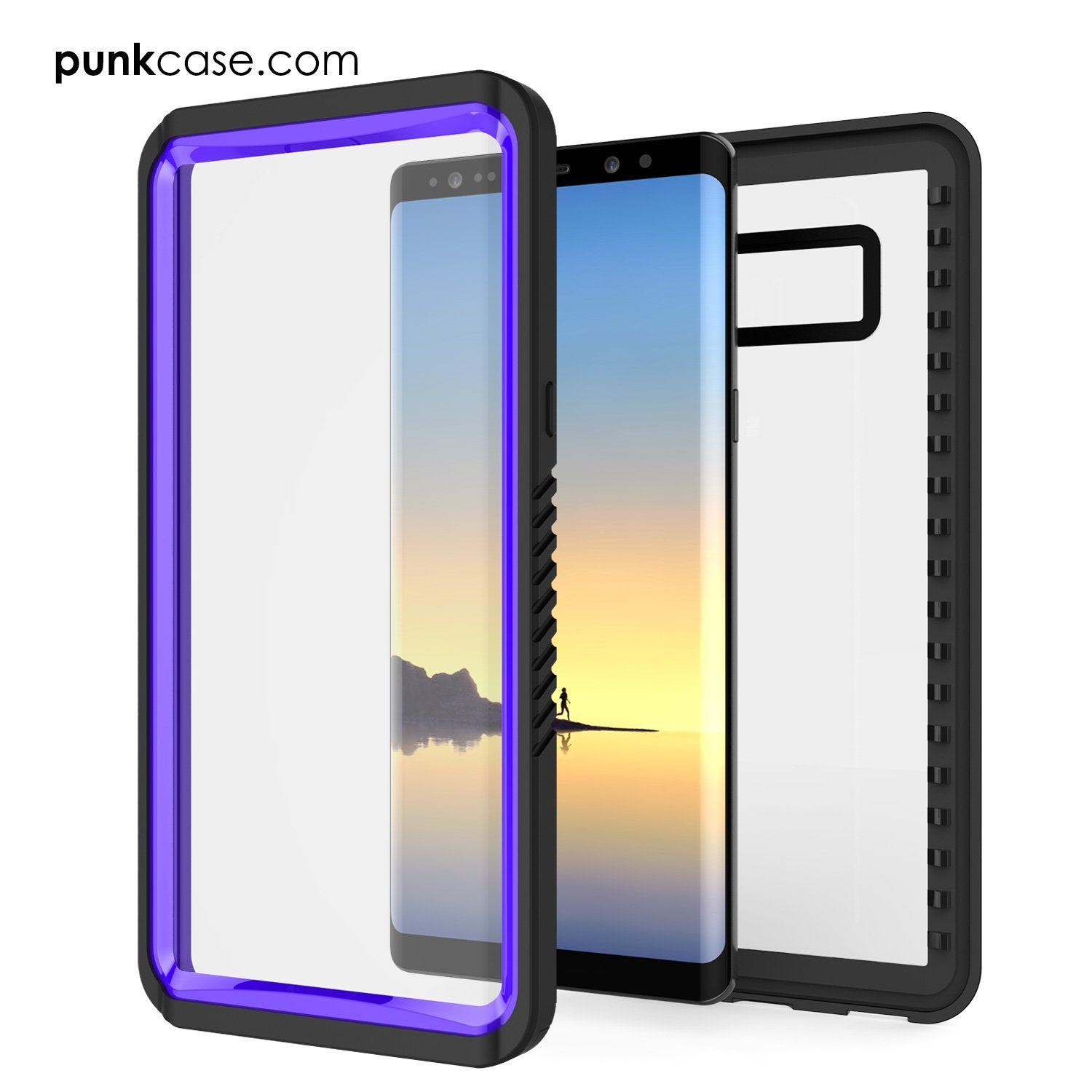 Galaxy Note 8 Waterproof Case, Punkcase [Extreme Series] [Purple]